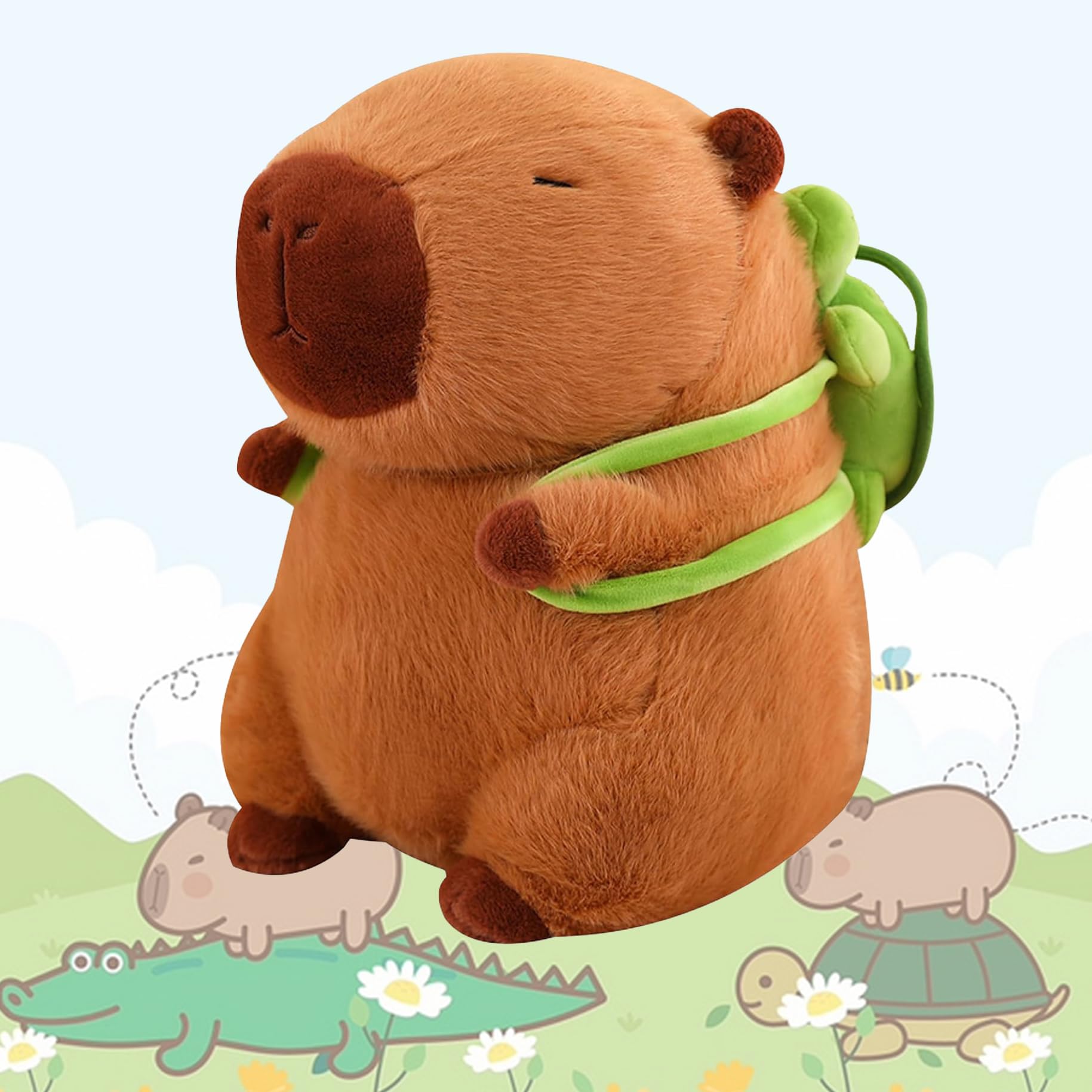Foto 2 pulgar | Peluche De Peluche, Capibara, 25 Cm, Supersuave Para Niños - Venta Internacional.