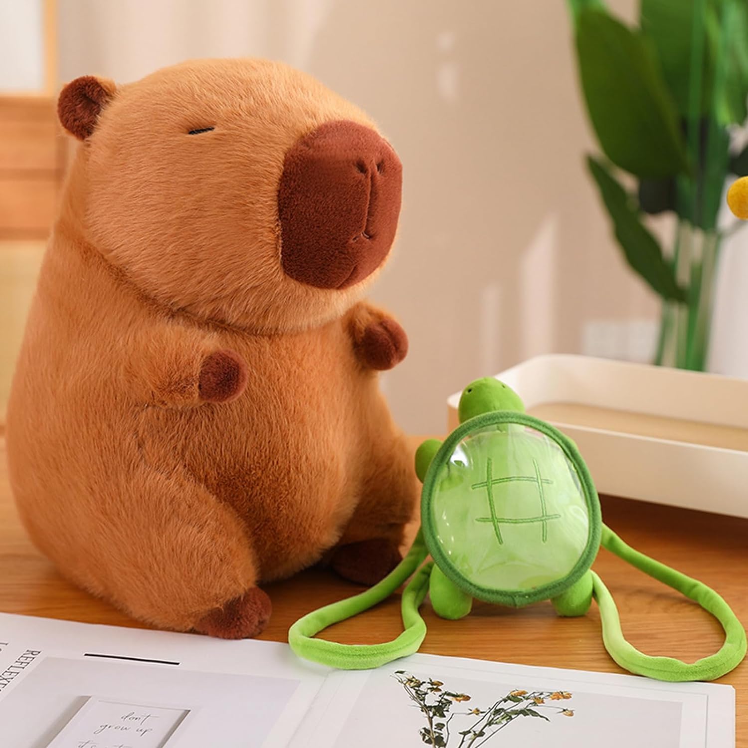 Foto 3 pulgar | Peluche De Peluche, Capibara, 25 Cm, Supersuave Para Niños - Venta Internacional.