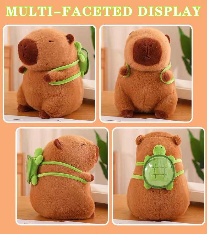 Foto 3 | Peluche De Peluche, Capibara, 25 Cm, Supersuave Para Niños - Venta Internacional.