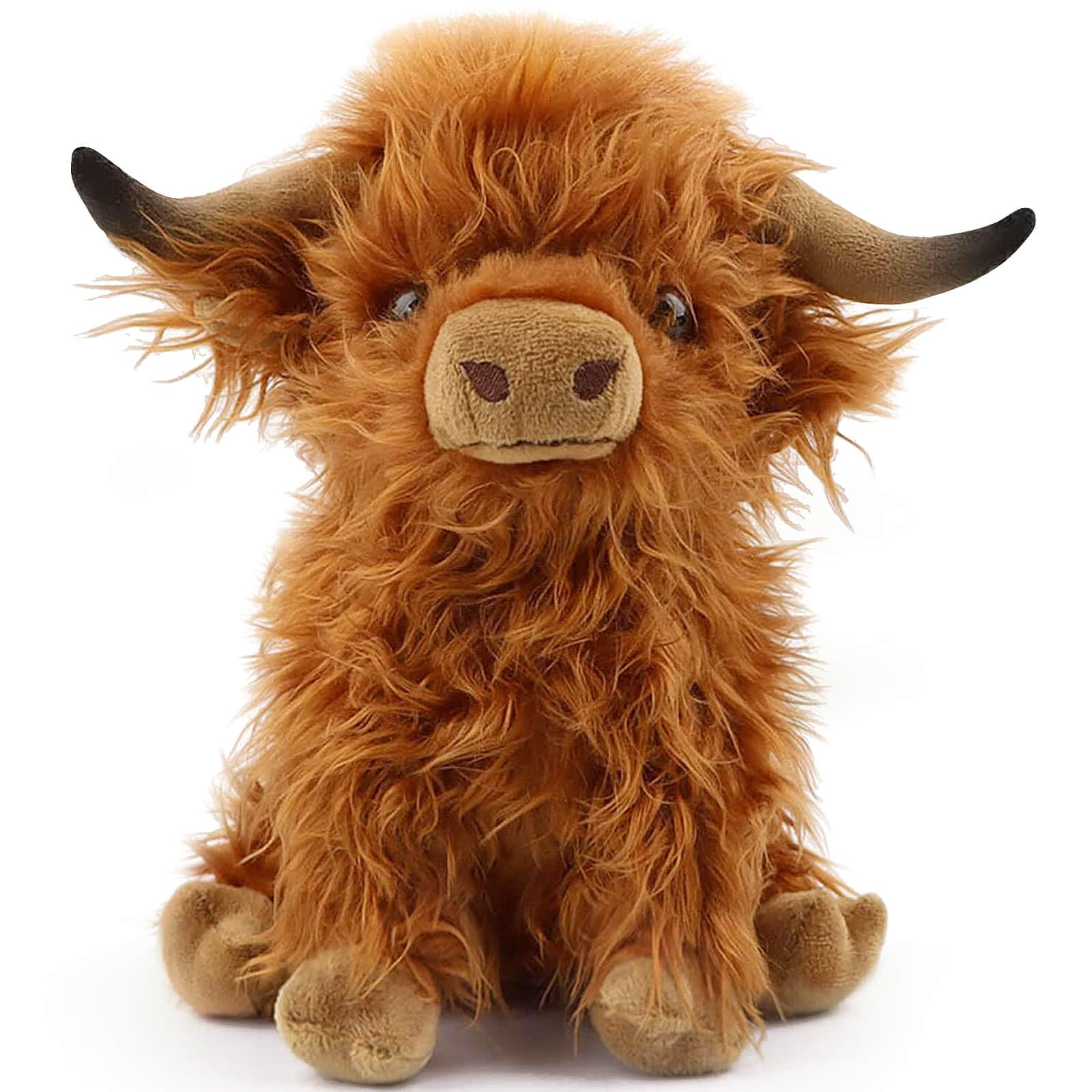 Peluche Con Forma De Vaca Escocesa De Las Tierras Altas Para Niños Y Adultos, 28 Cm - Venta Internacional.