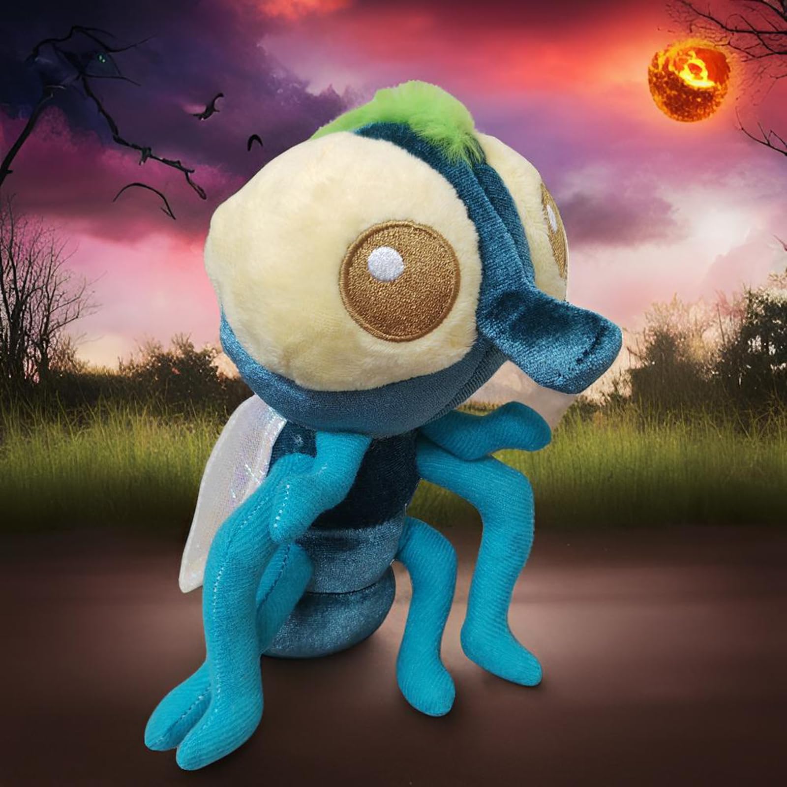 Foto 3 pulgar | Peluche Con Forma De Araña, Bonito Peluche Con Forma De Araña, Azul - Venta Internacional.