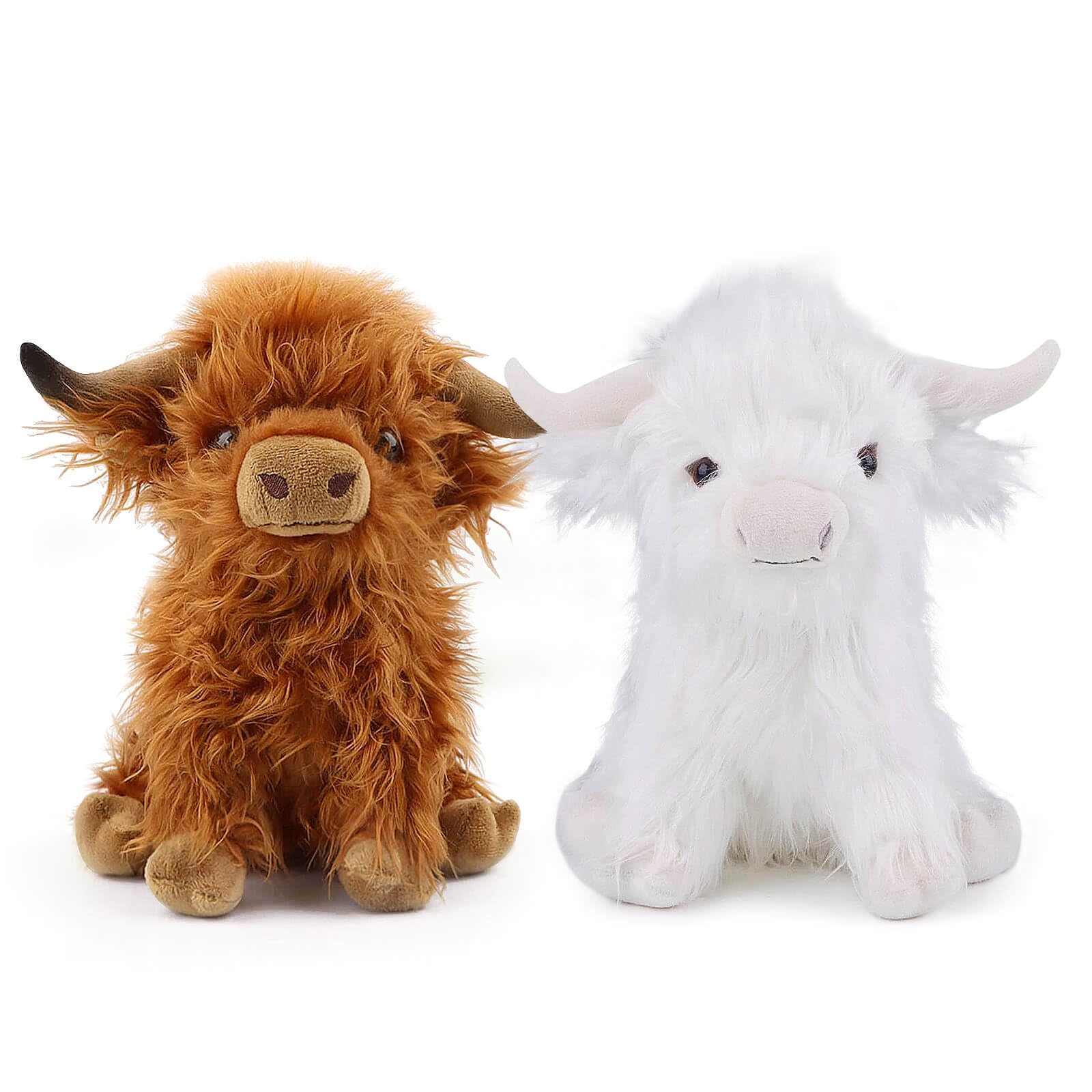 Peluche Con Forma De Vaca Escocesa De Las Tierras Altas Para Niños Y Adultos, 28 Cm - Venta Internacional.