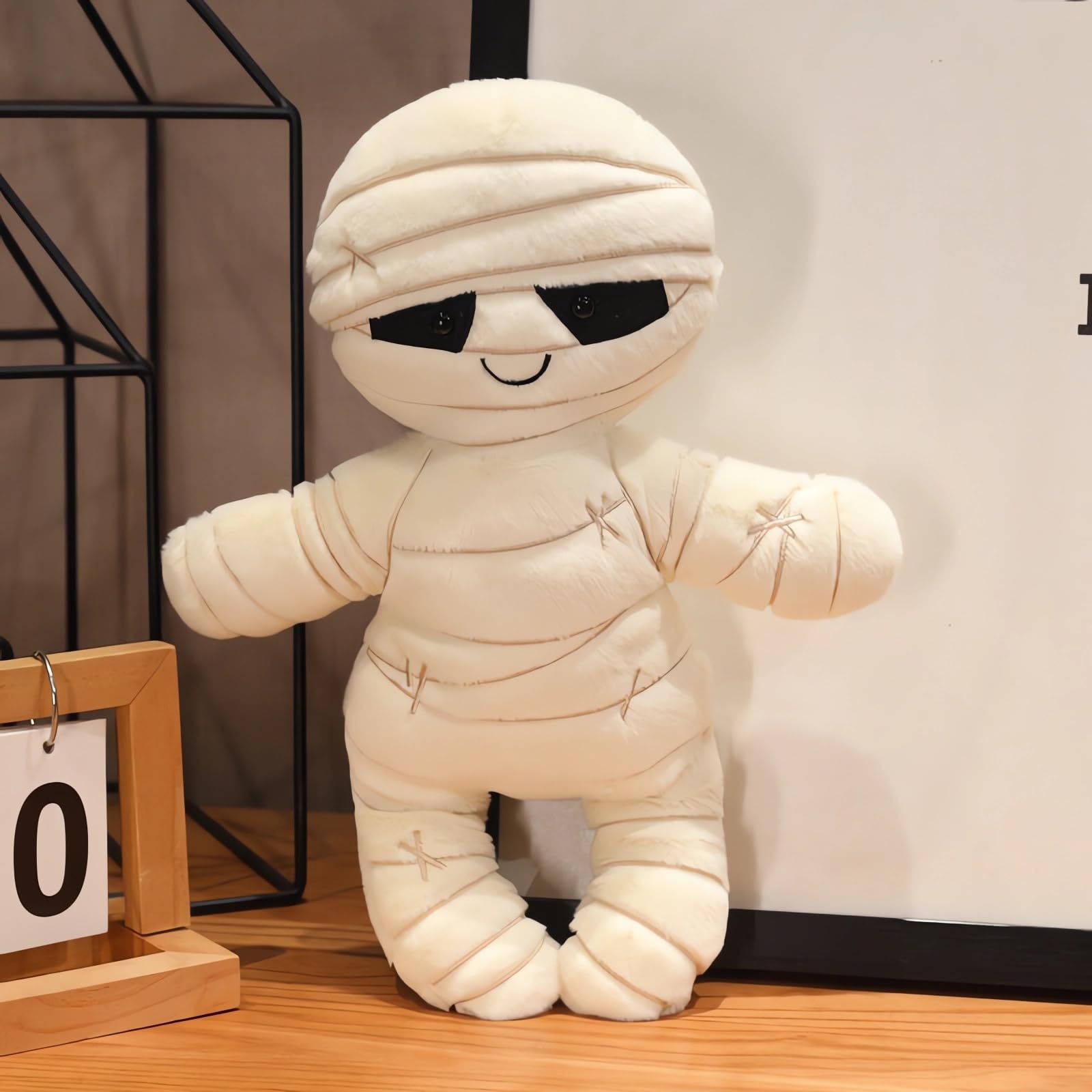 Foto 5 pulgar | Peluche De Peluche Para Niños Con Forma De Momia De Halloween, 33 Cm - Venta Internacional.
