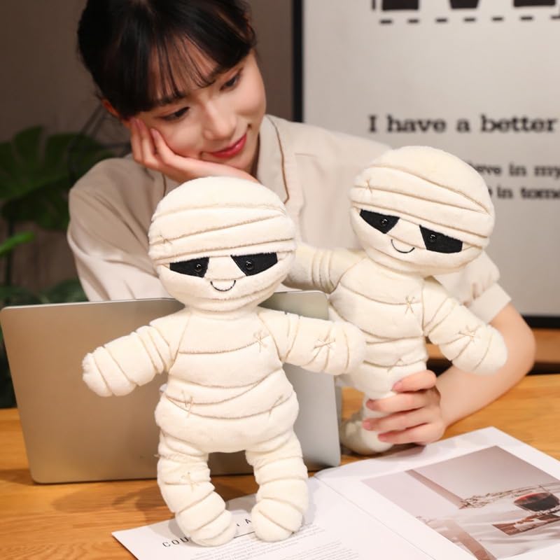 Foto 6 pulgar | Peluche De Peluche Para Niños Con Forma De Momia De Halloween, 33 Cm - Venta Internacional.