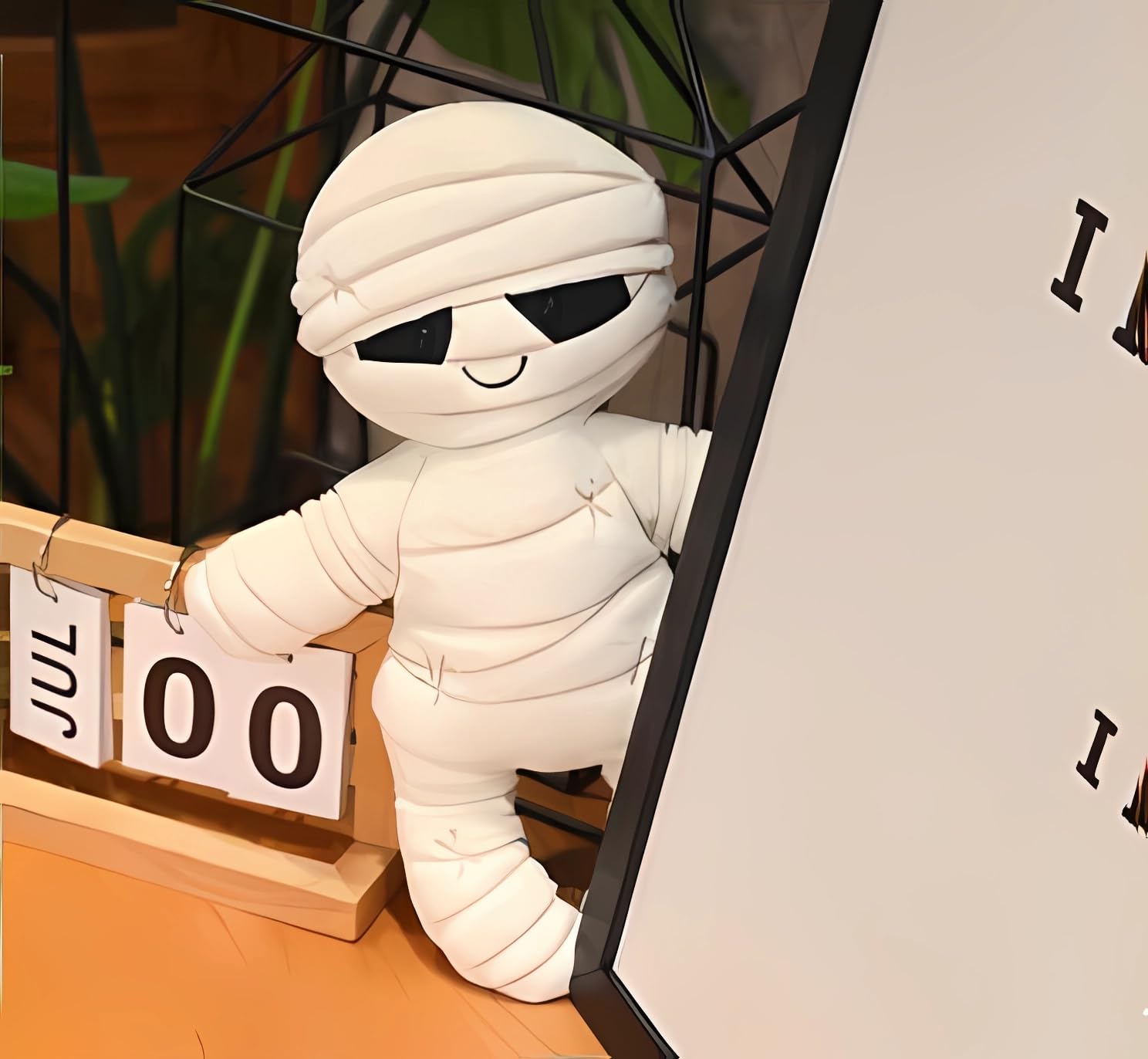 Foto 8 pulgar | Peluche De Peluche Para Niños Con Forma De Momia De Halloween, 33 Cm - Venta Internacional.