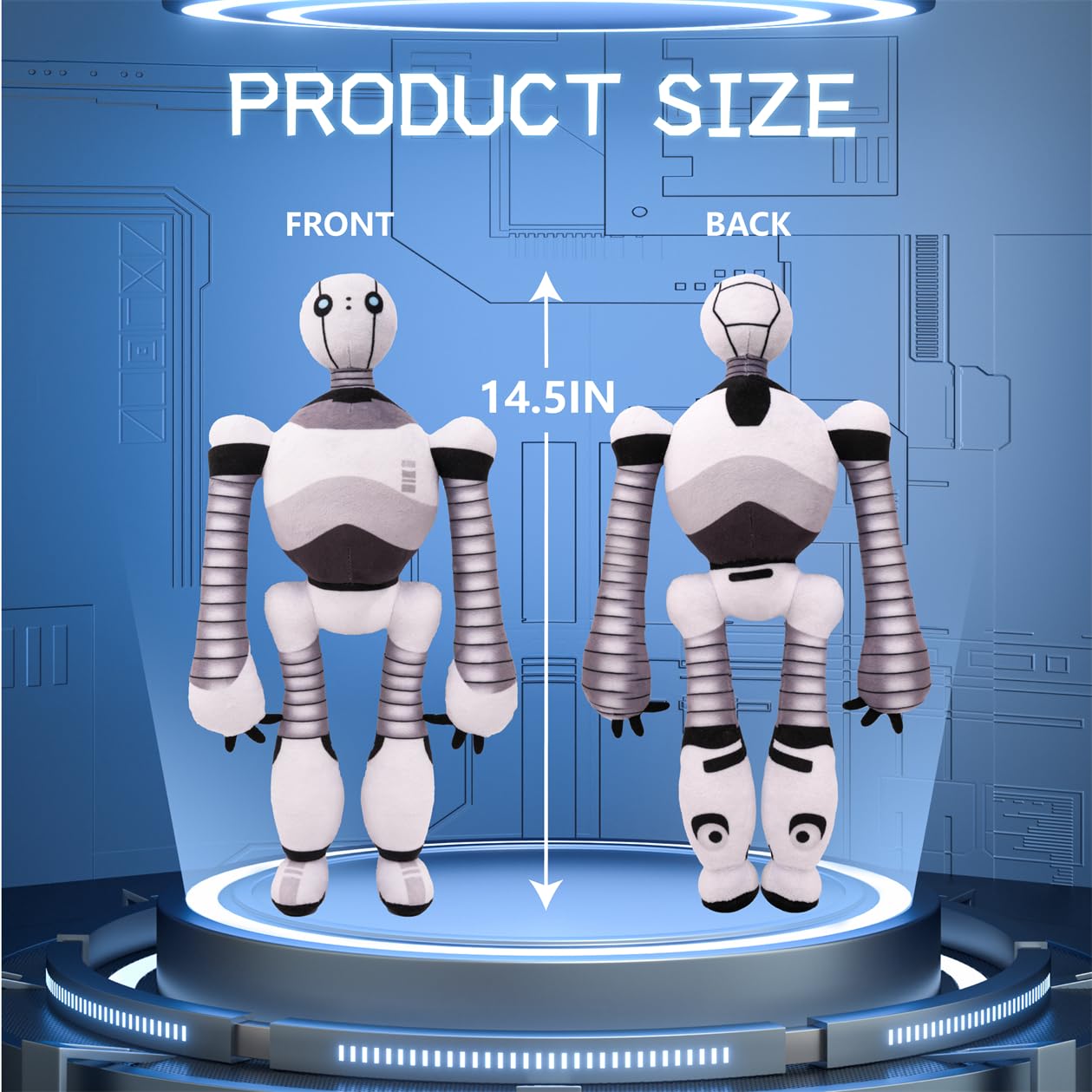 Foto 4 pulgar | Peluche Robot De Peluche De 35 Cm Para Niños Y Niñas - Venta Internacional.