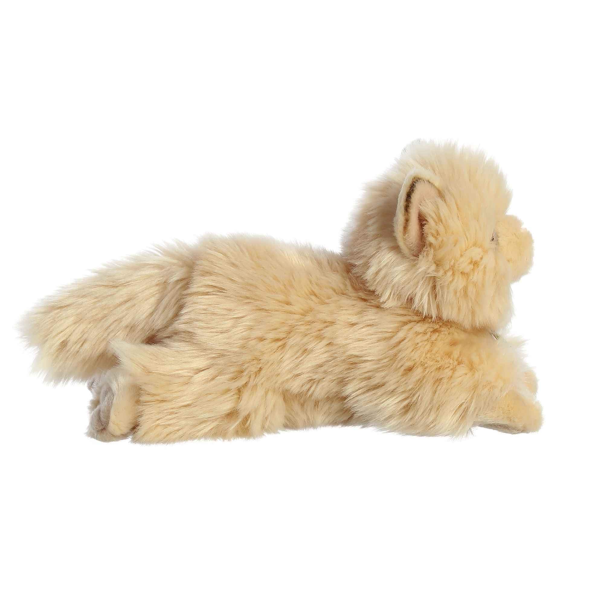 Foto 4 pulgar | Peluche Aurora, Gato Persa Miyoni Realista, 21 Cm - Venta Internacional.