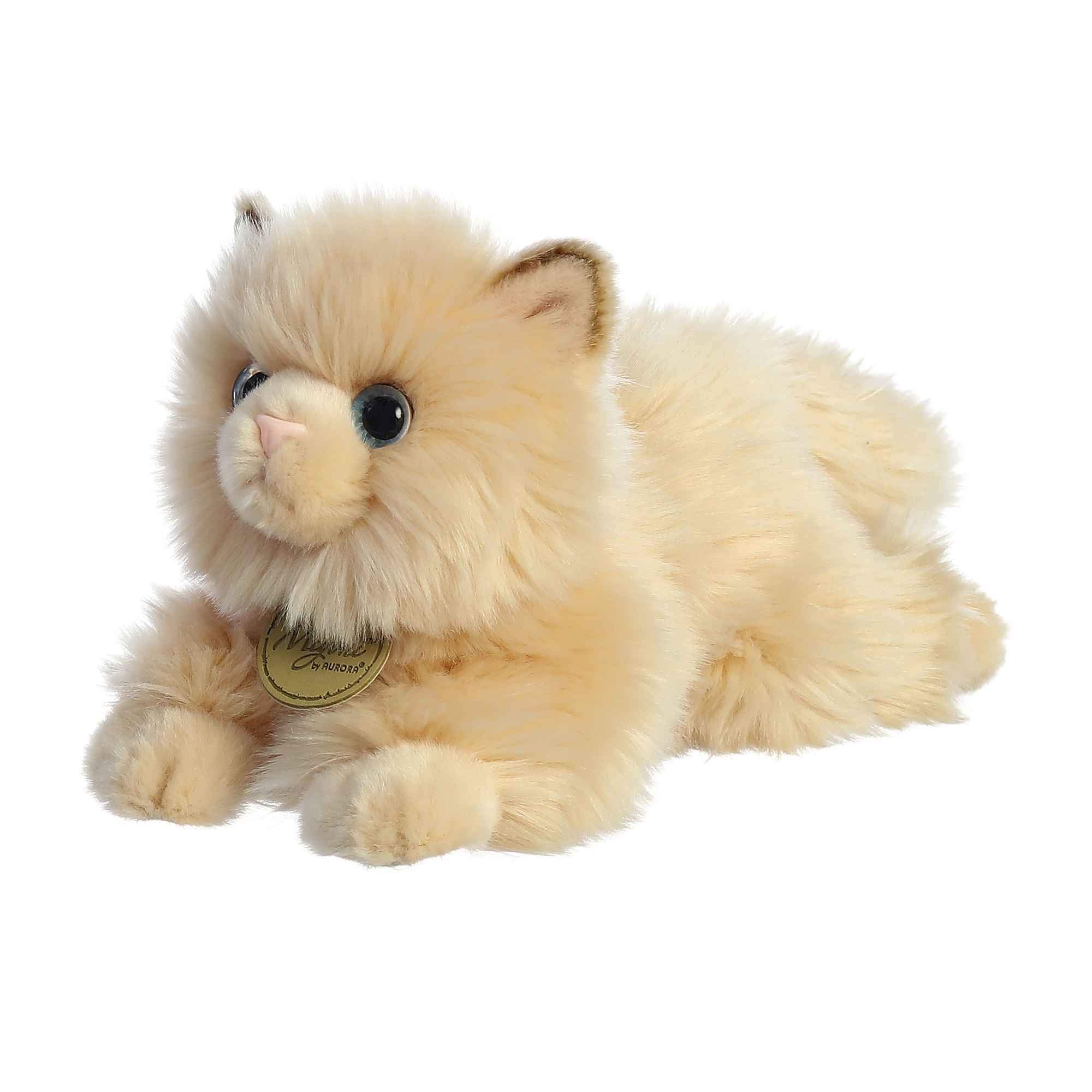 Foto 6 pulgar | Peluche Aurora, Gato Persa Miyoni Realista, 21 Cm - Venta Internacional.