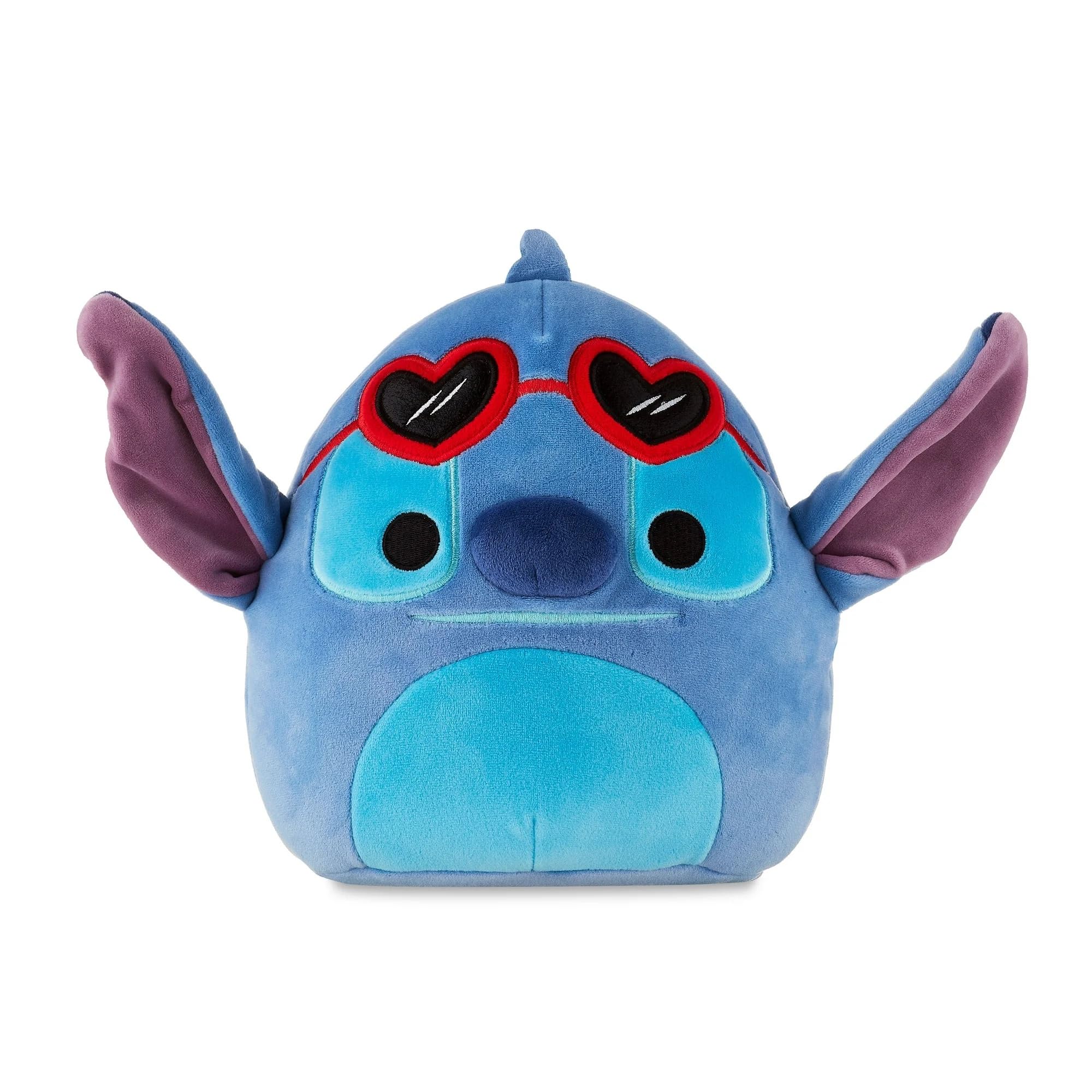 Juguete De Peluche Squishmallows Valentines Stitch Con Gafas En Forma De Corazón - Venta Internacional.