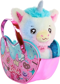 Foto 2 | Set De Peluche Con Forma De Unicornio De Barbie Con Monedero Y 5 Unidades - Venta Internacional.