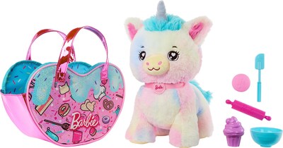 Foto 3 | Set De Peluche Con Forma De Unicornio De Barbie Con Monedero Y 5 Unidades - Venta Internacional.