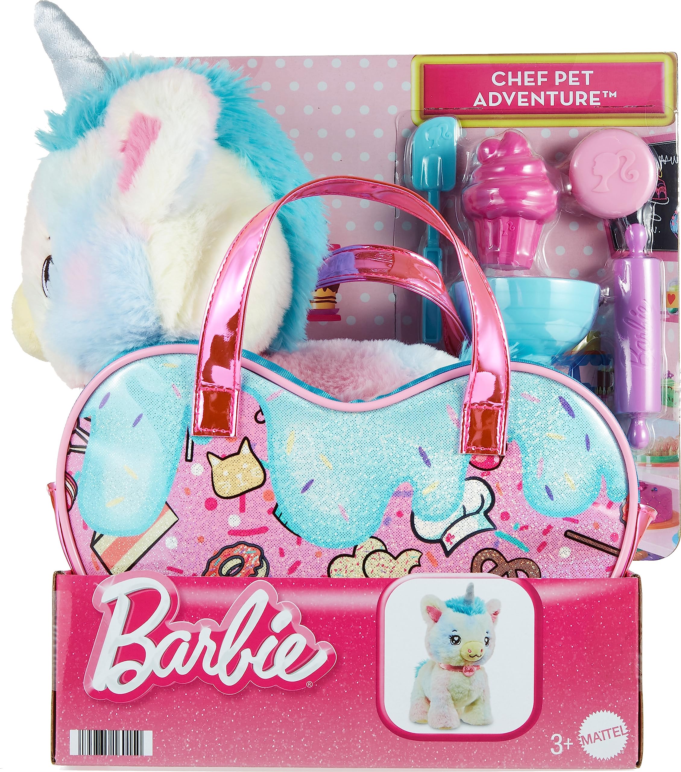 Foto 6 | Set De Peluche Con Forma De Unicornio De Barbie Con Monedero Y 5 Unidades - Venta Internacional.