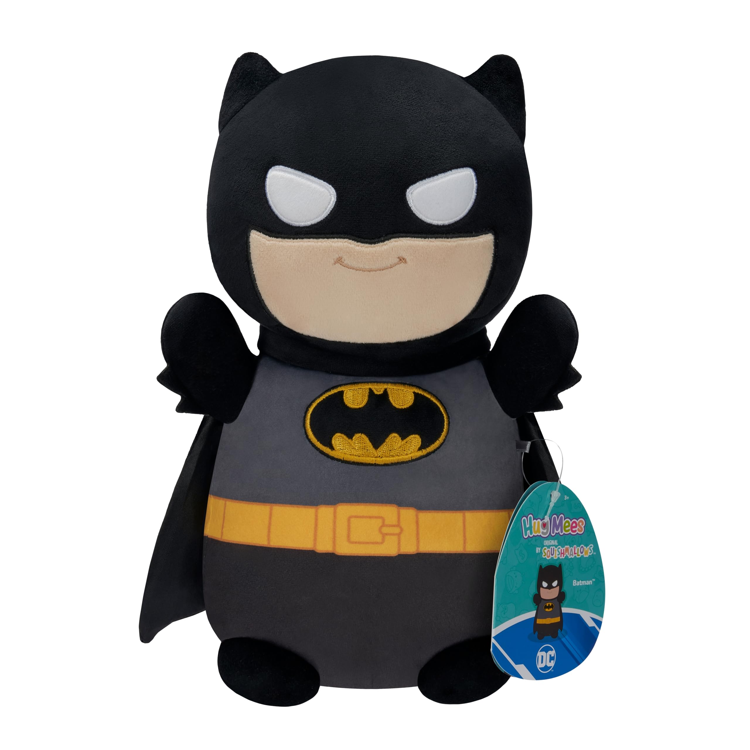 Peluche Squishmallows Original Dc Batman Hugmees De 25 Cm - Venta Internacional.