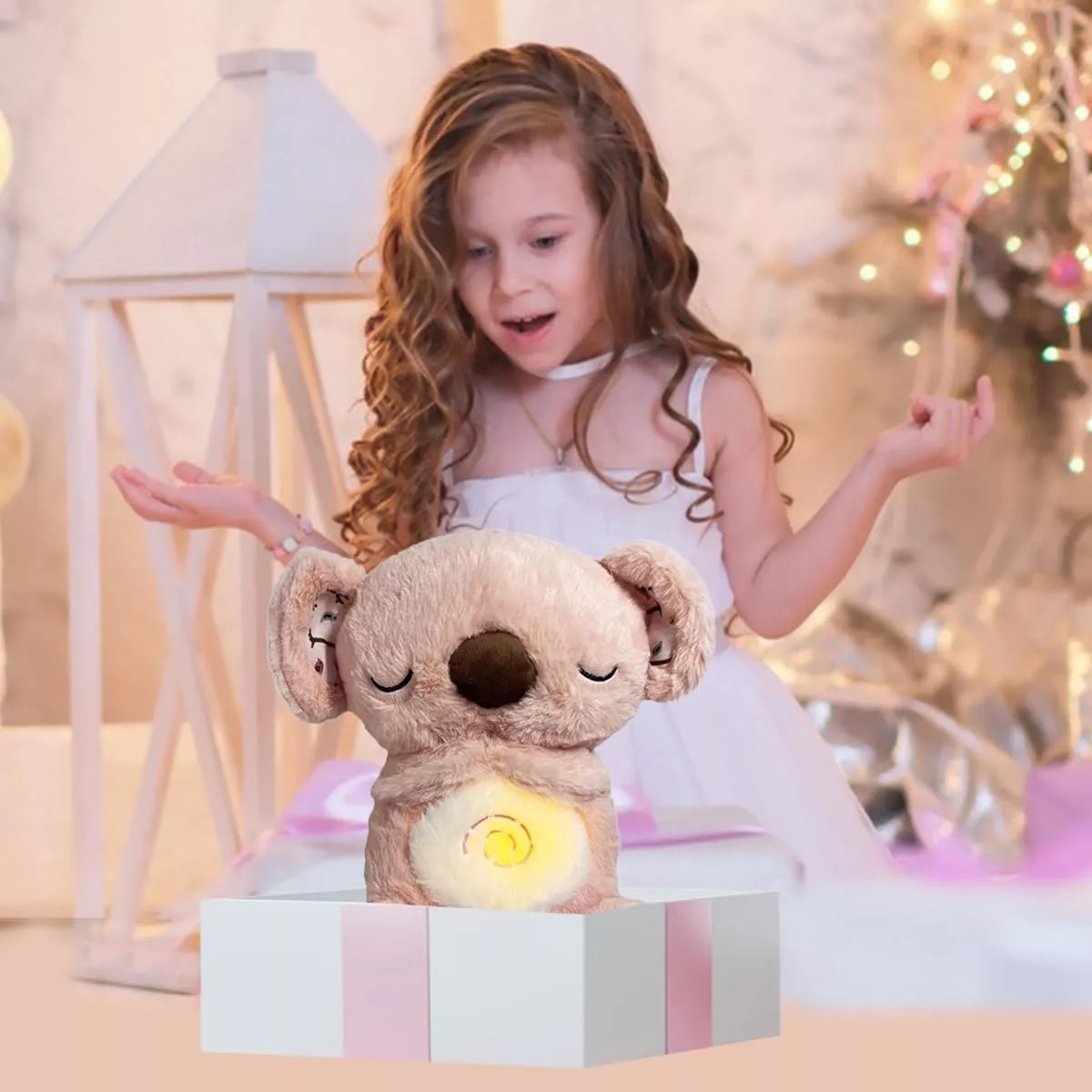 Foto 3 pulgar | Koala De Peluche Que Respira Con Luces Y Música