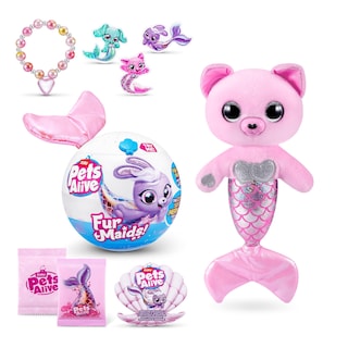 Foto 1 | Peluche Pets Alive Furmaids Mermaid Zuru Con Luces Y Sonidos - Venta Internacional.