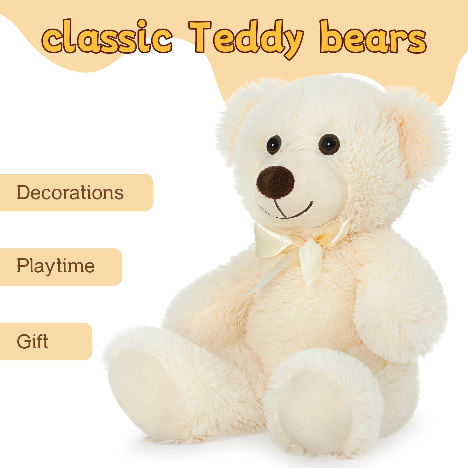 Foto 2 | Ositos De Peluche Maogolan Para Baby Shower De 13,5 Cm, Paquete De 3 Unidades - Venta Internacional.