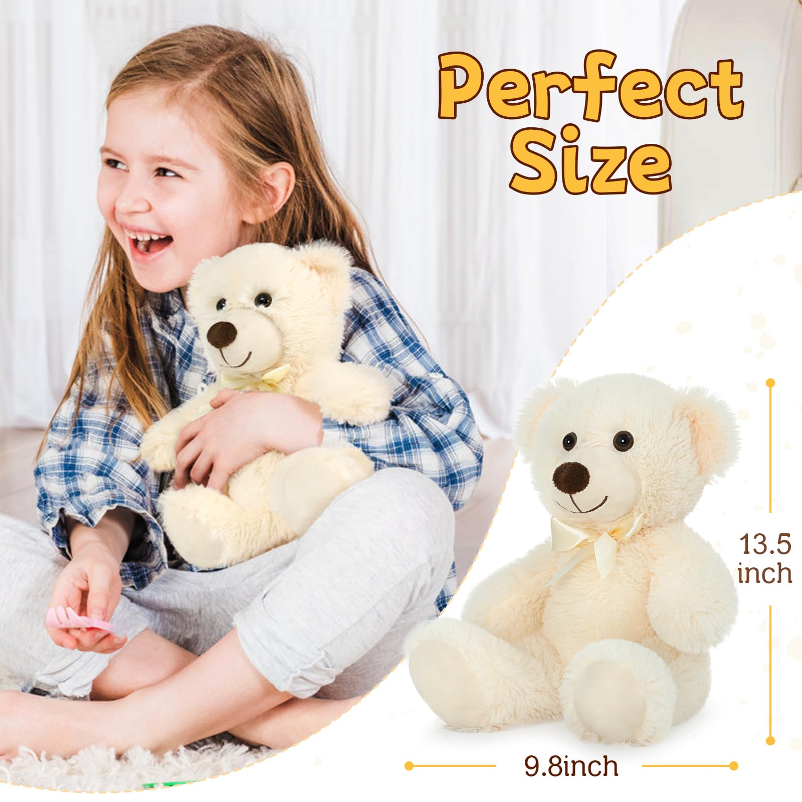Foto 4 | Ositos De Peluche Maogolan Para Baby Shower De 13,5 Cm, Paquete De 3 Unidades - Venta Internacional.