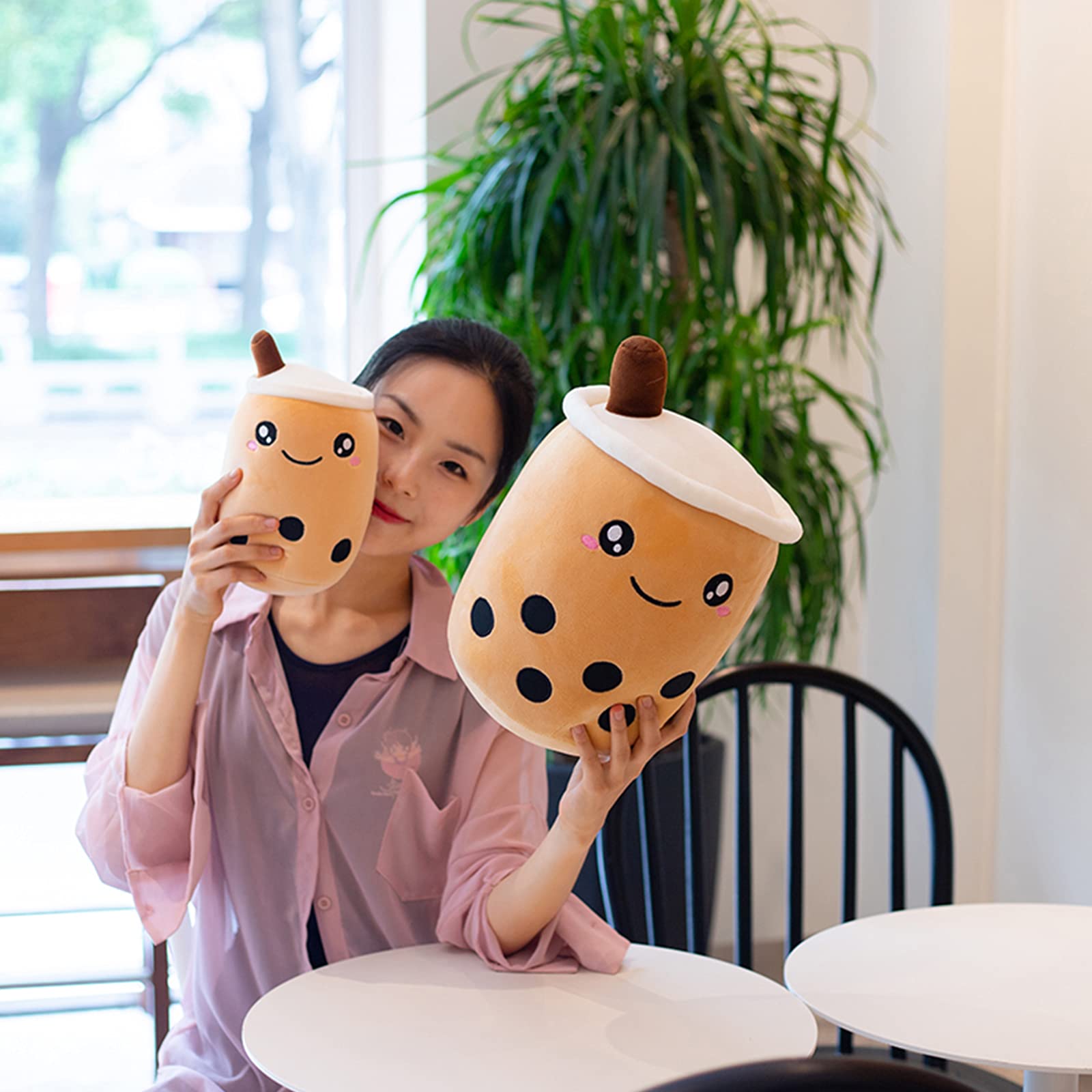 Foto 6 pulgar | Almohada De Peluche Vhyhcy, Bonita Almohada De Peluche Con Forma De Burbuja De Boba, 50 Cm - Venta Internacional.