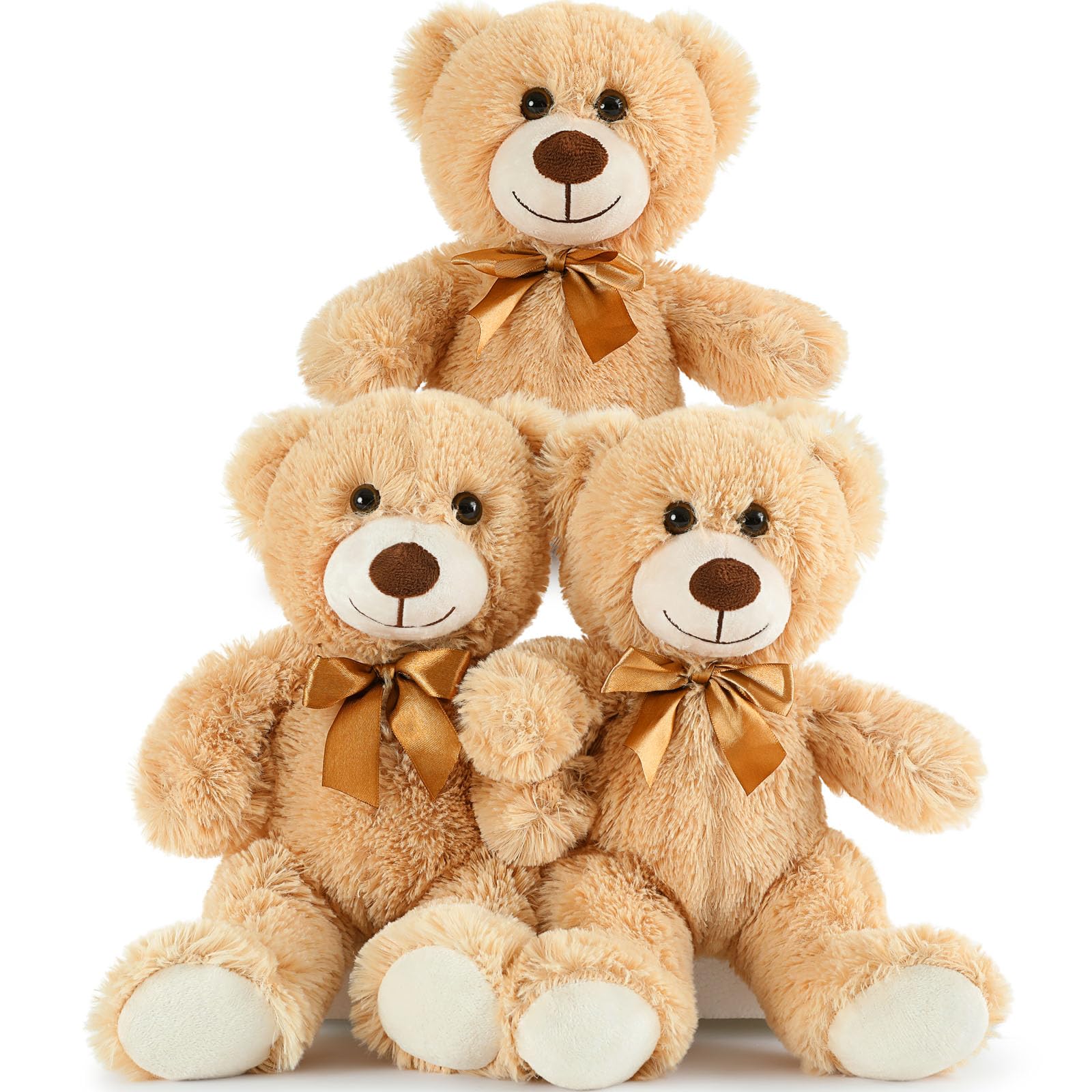 Ositos De Peluche Maogolan Para Baby Shower De 13,5 Cm, Paquete De 3 Unidades - Venta Internacional.