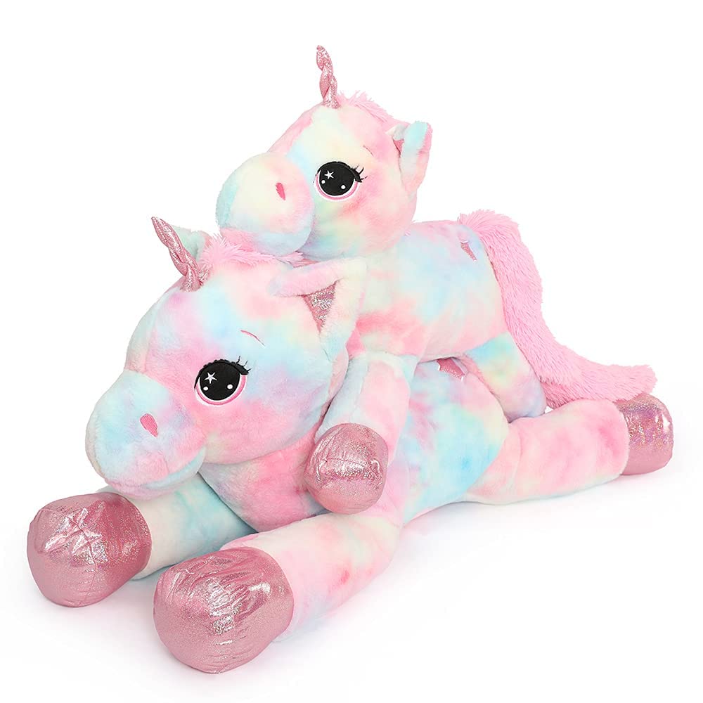 Foto 4 pulgar | Peluche De Peluche Tezituor, Unicornio Gigante, 32 Pulgadas, Para Niños - Venta Internacional.