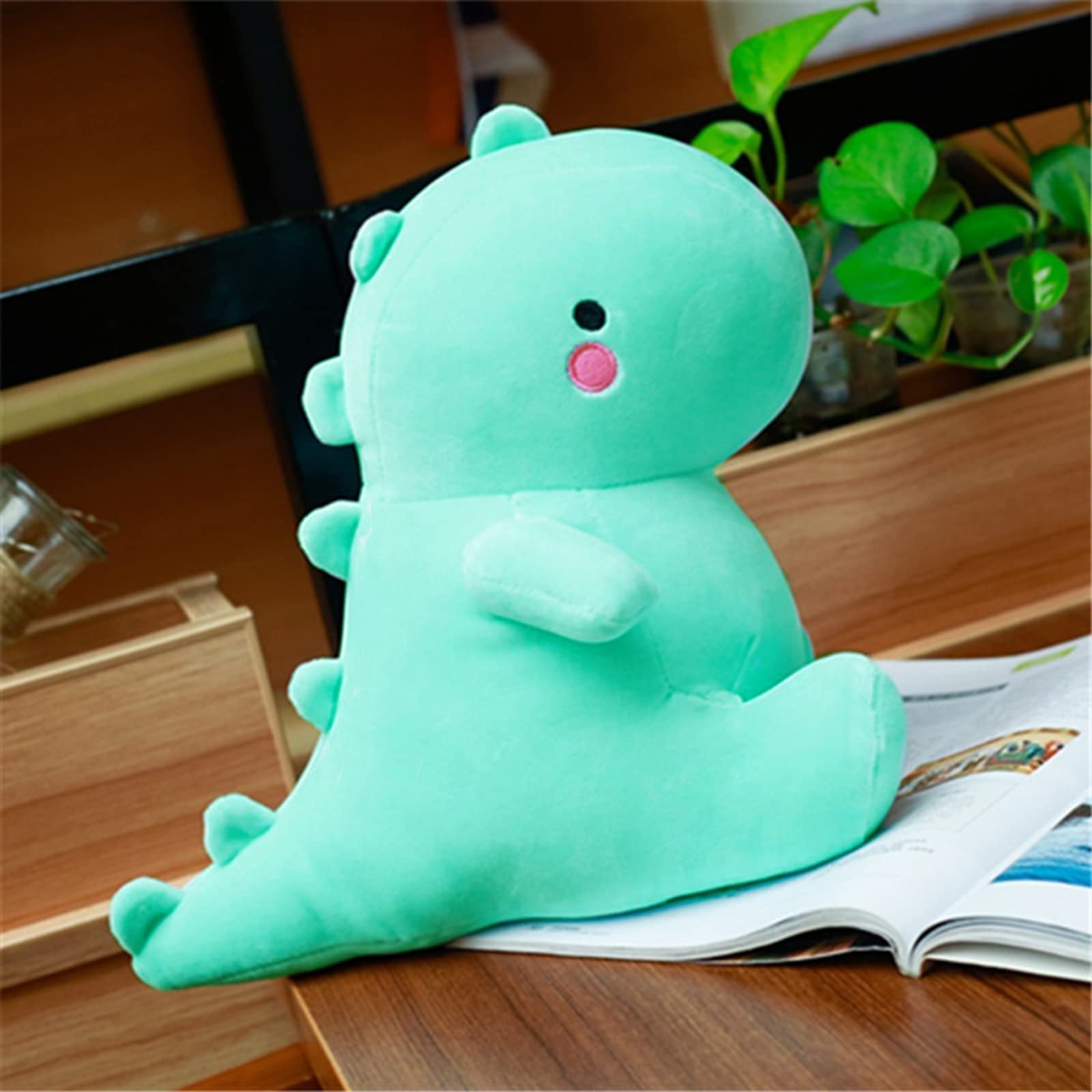 Foto 3 pulgar | Peluche Vhyhcy, Bonito Dinosaurio De Peluche, 50 Cm, Color Azul Claro - Venta Internacional.