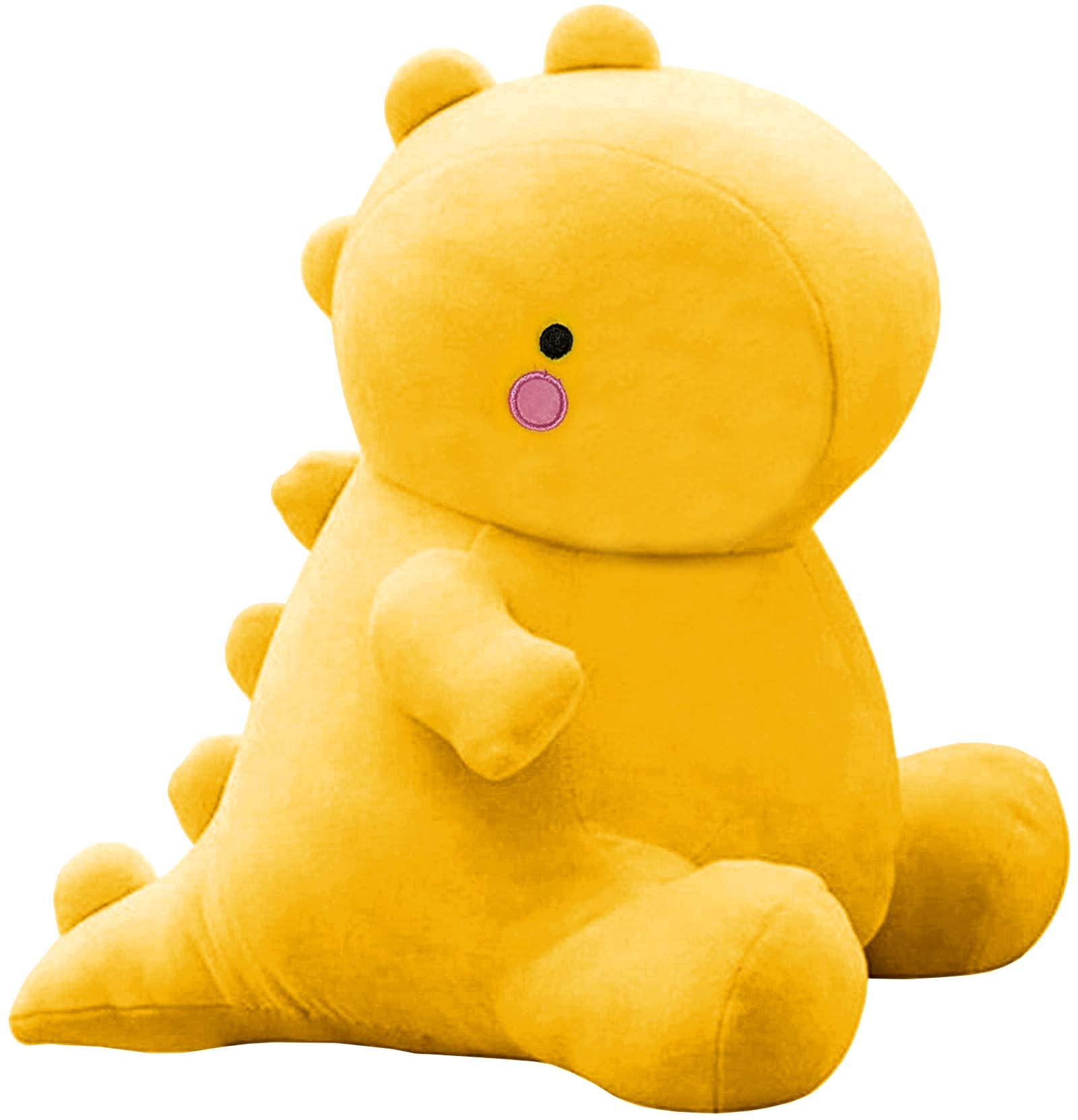 Peluche Vhyhcy, Bonito Dinosaurio De Peluche, 50 Cm, Amarillo - Venta Internacional.