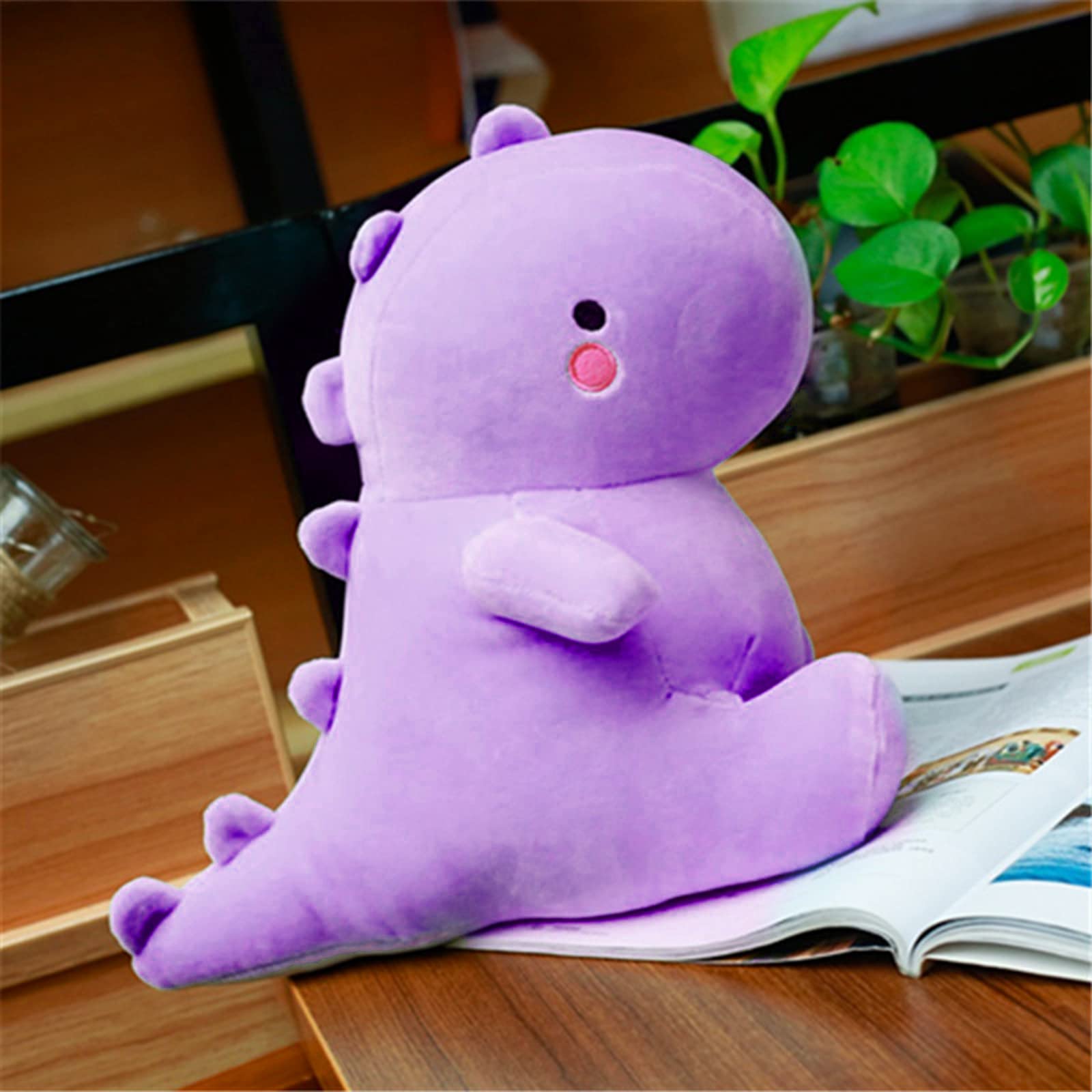 Foto 3 pulgar | Peluche Vhyhcy, Bonito Dinosaurio De Peluche, 50 Cm, Color Morado - Venta Internacional.