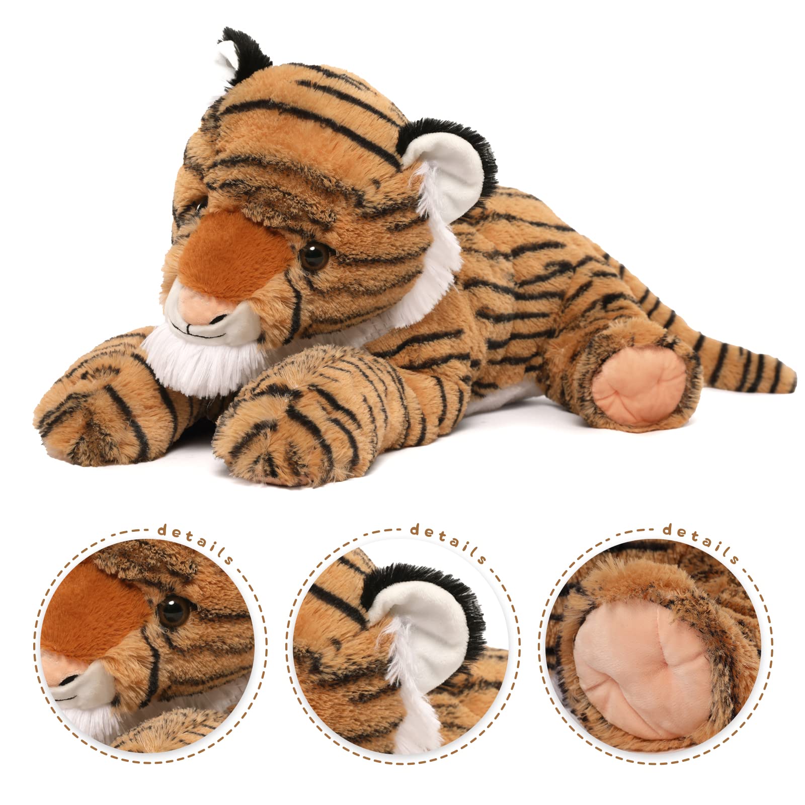 Foto 8 pulgar | Set De Peluche Maogolan Tiger Con 3 Cachorros De Peluche De 50 Cm - Venta Internacional.