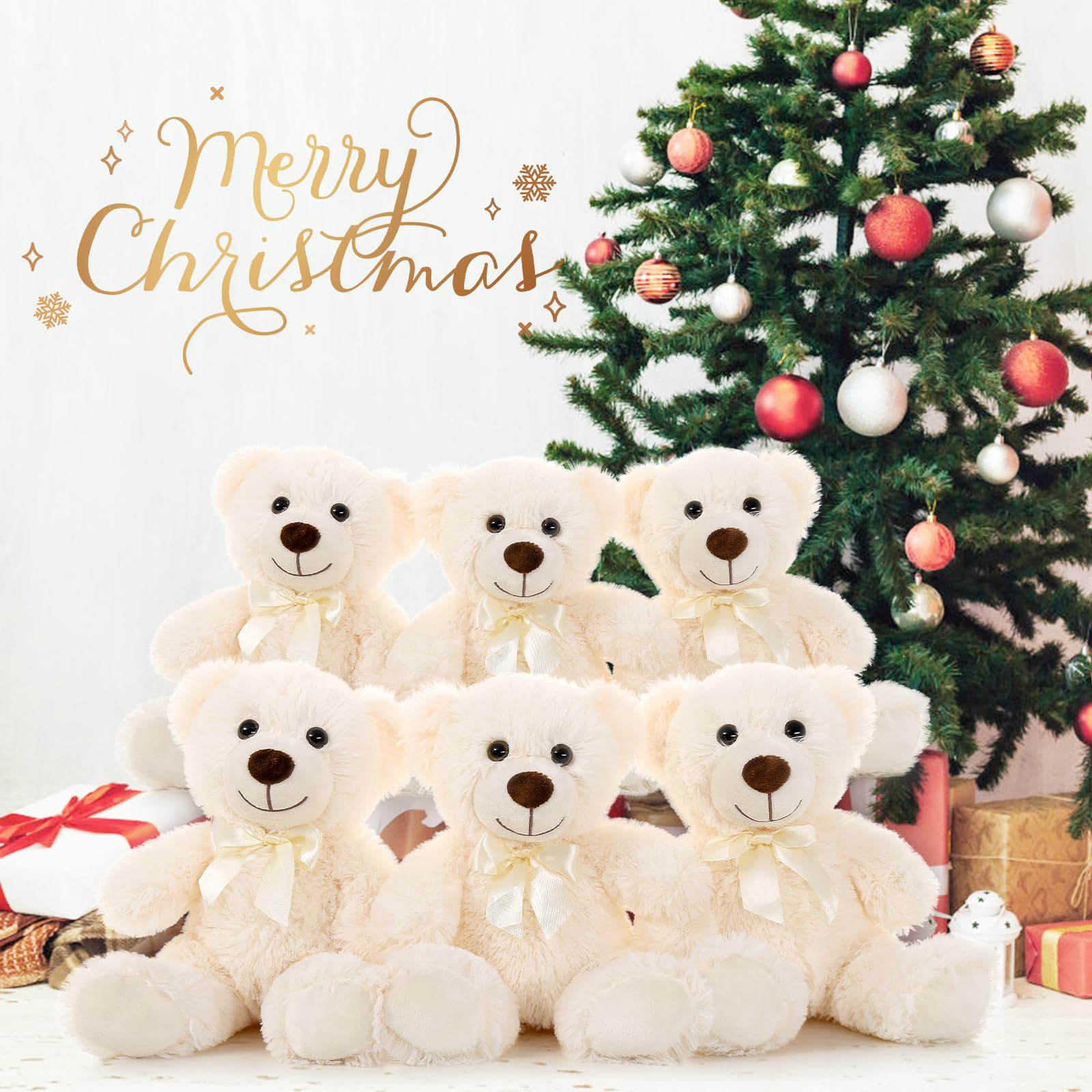 Foto 6 pulgar | Peluche Pequeño De 35 Cm Con Forma De Oso De Peluche Morismos Para Niños, Paquete De 6 - Venta Internacional.