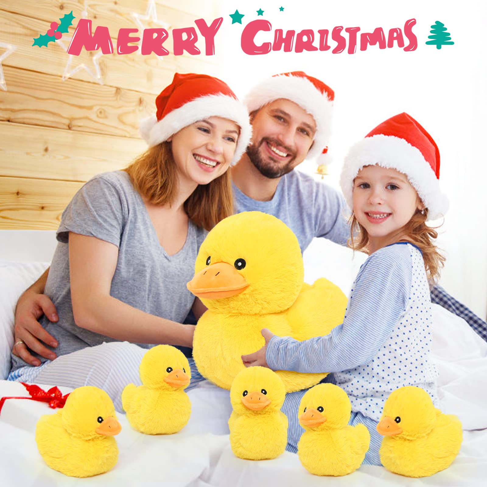 Foto 7 | Animal De Peluche Mao Golan Mami Con 5 Patitos De 40 Cm - Venta Internacional.