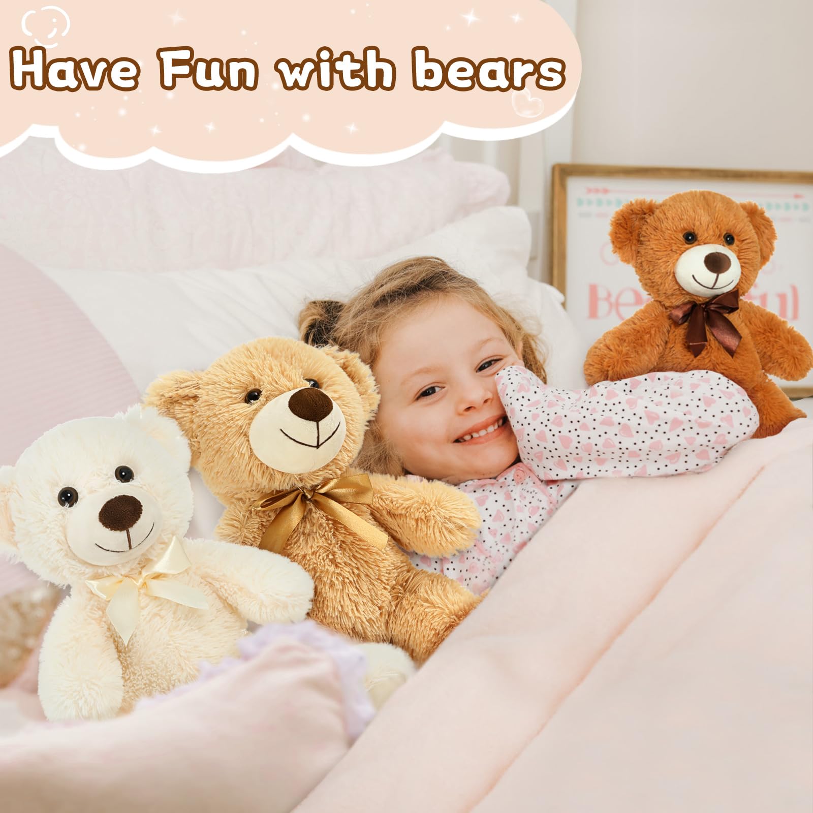 Foto 6 pulgar | Peluche Con Forma De Oso De Peluche Morismos De 45 Cm Para Niños - Venta Internacional.