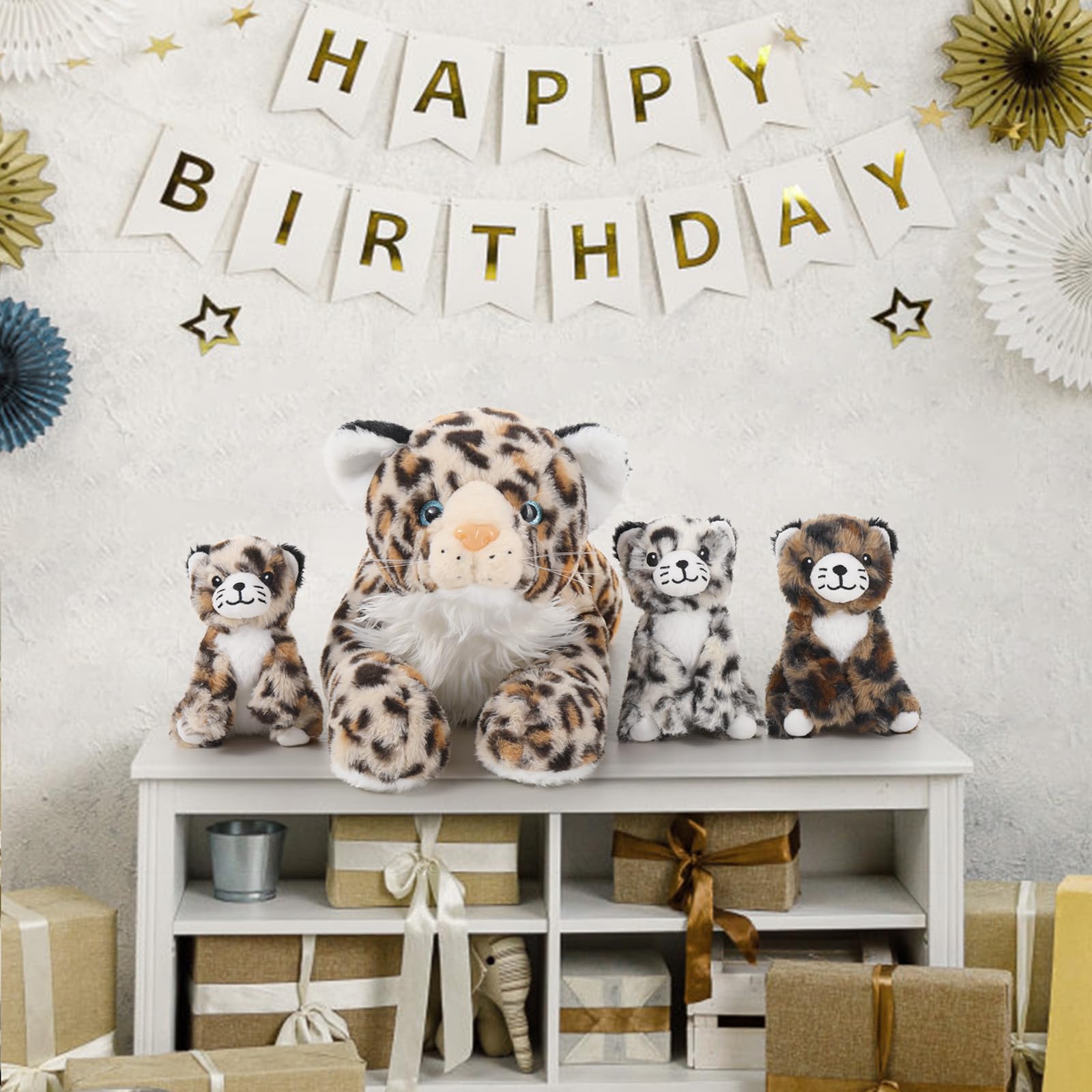 Foto 7 | Peluche Maogolan Cheetah Con Animales De Peluche Para Bebés De 45 Cm - Venta Internacional.