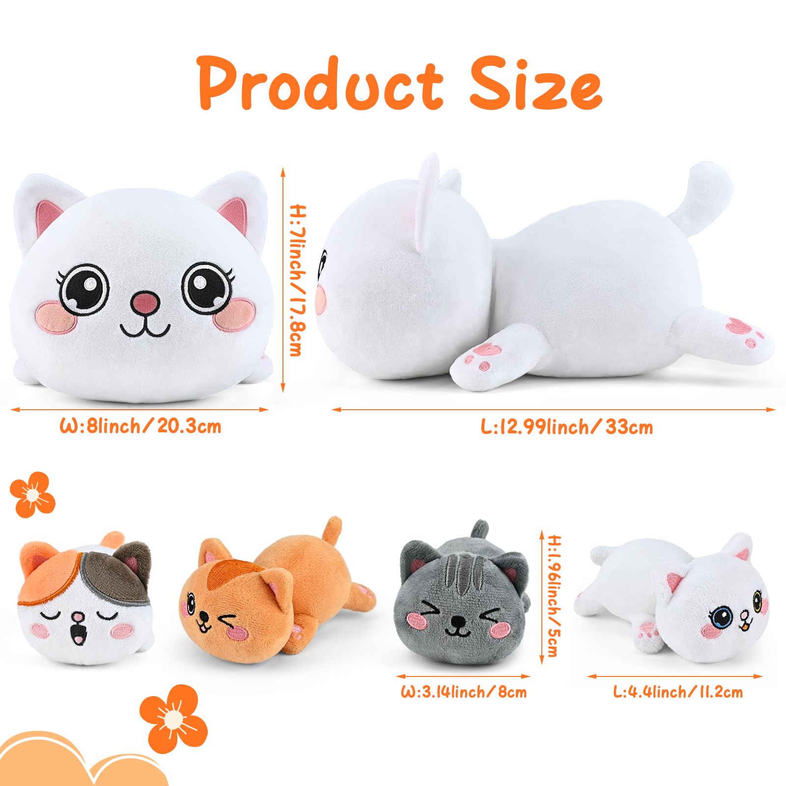Foto 4 pulgar | Juguetes De Peluche Kmuysl Mami Cat Con 4 Bebés Y Gatitos - Venta Internacional.