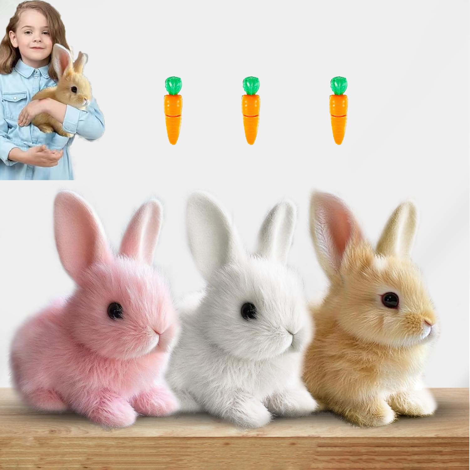 Saltos Interactivos Toy Rabbit My Realistic Rabbit - Venta Internacional.
