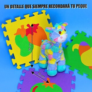 Foto 7 | Peluche Jirafa Multicolor 30 x 16 cm