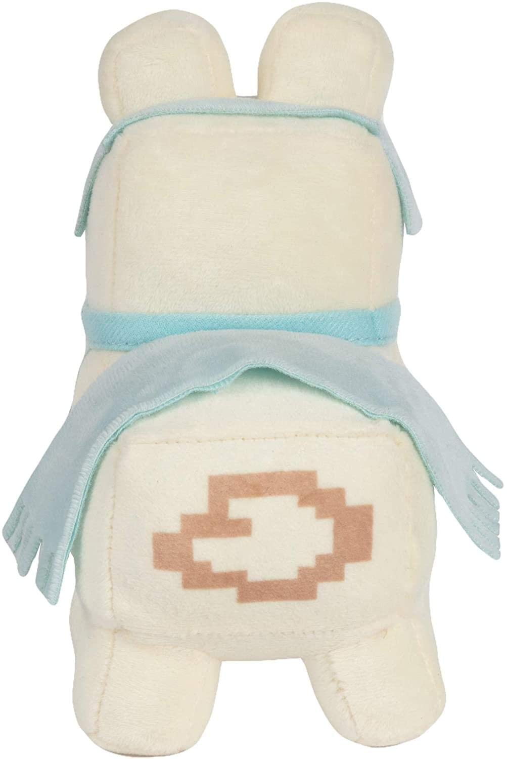 Foto 4 pulgar | Peluche Minecraft Happy Explorer Llama Blanco/azul Bebé - Venta Internacional.