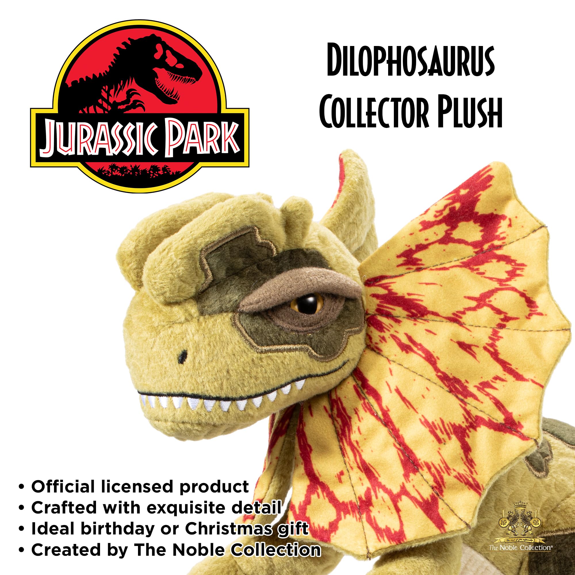 Foto 4 pulgar | Peluche Dilophosaurus Jurassic Park Collector 25 Cm The Noble - Venta Internacional.
