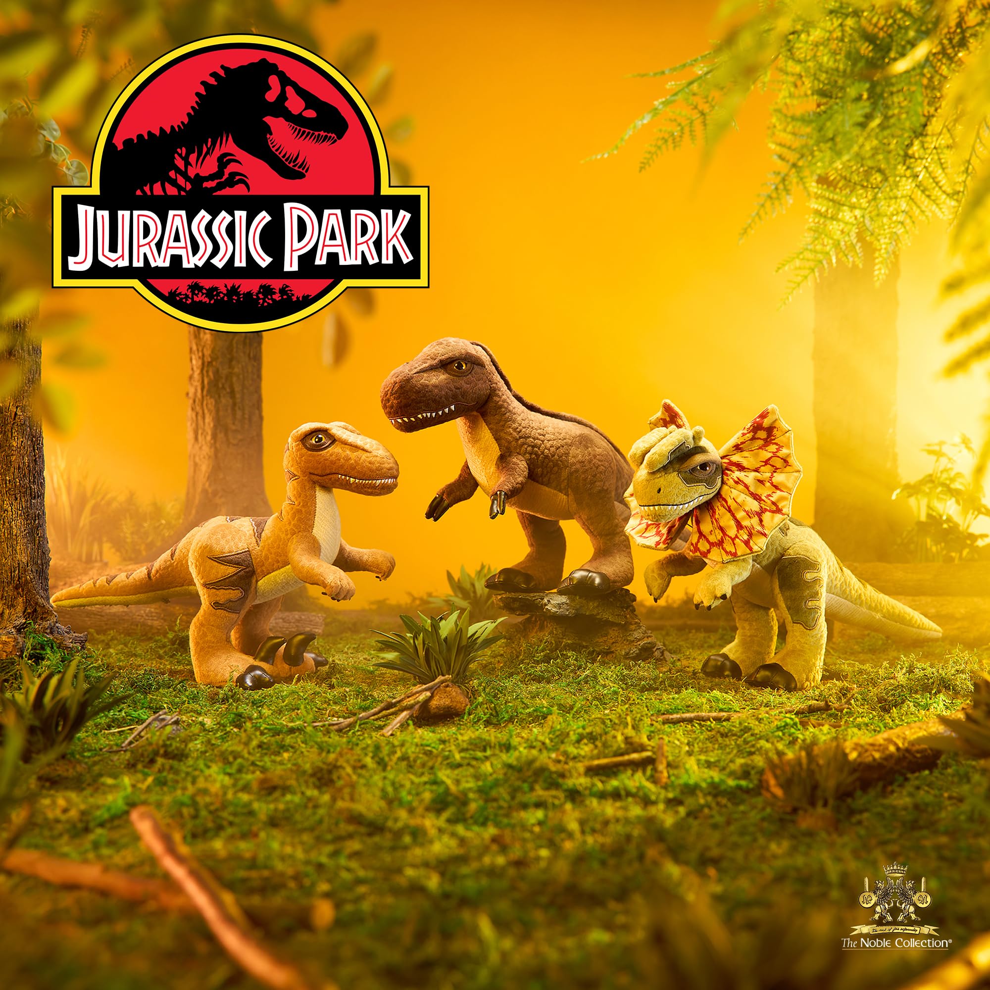 Foto 5 pulgar | Peluche Dilophosaurus Jurassic Park Collector 25 Cm The Noble - Venta Internacional.
