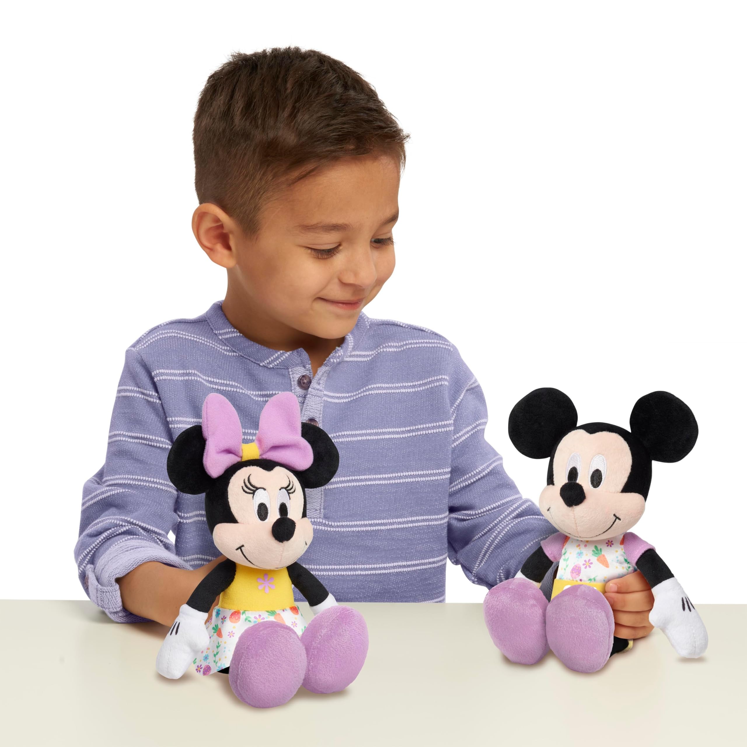 Foto 3 pulgar | Peluche De Peluche Just Play Disney Easter Mickey & Minnie - Venta Internacional.