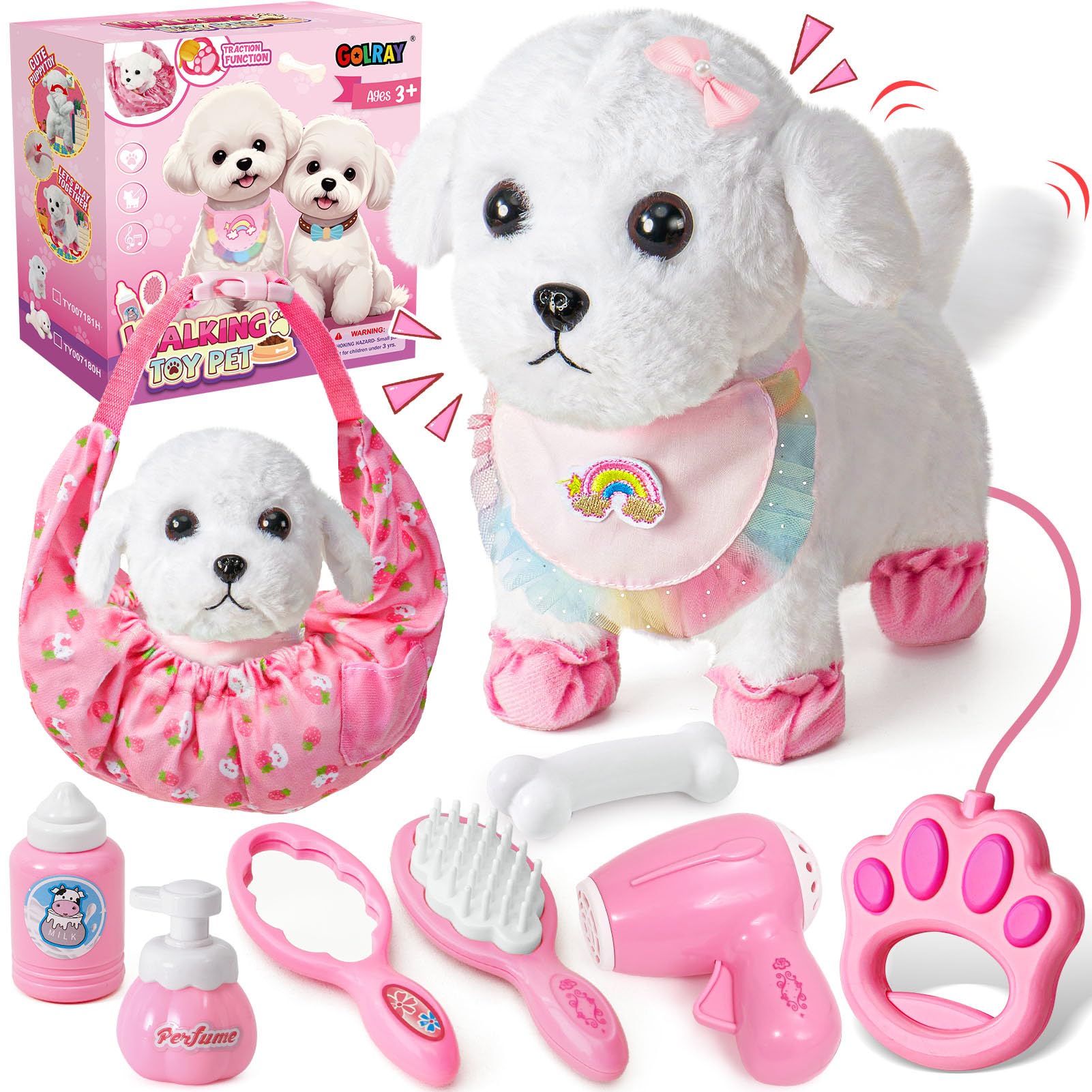 Peluche Interactivo Electrónico Con Control Remoto Toy Dog Golray - Venta Internacional.