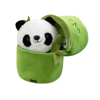 Foto 1 | Simpático Muñeco Panda Y Almohada De Felpa De Bambú 35 Cm Verde Oso Polar Belug