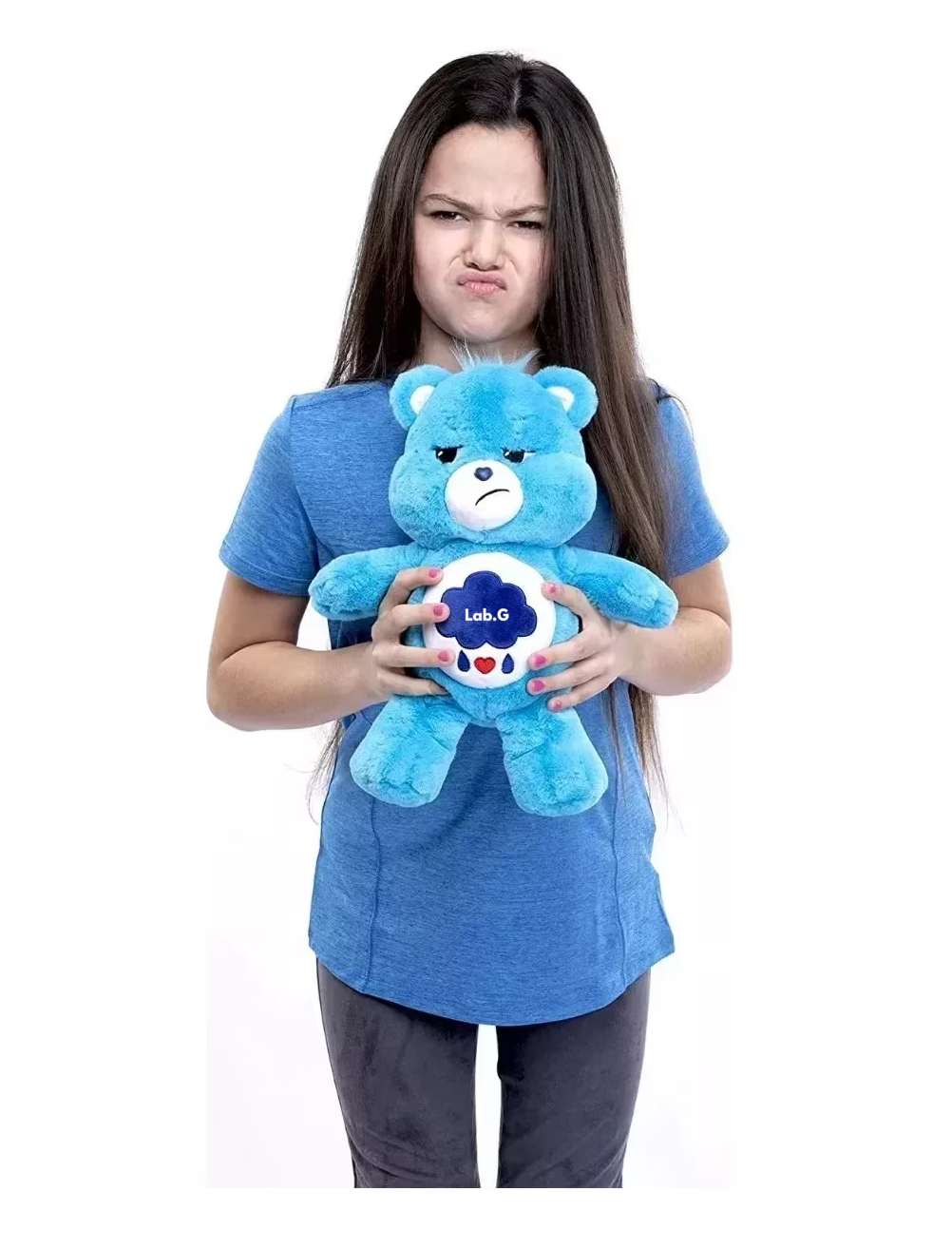 Foto 5 pulgar | Peluche Grumpy Care Bears Ositos Cariñositos Gruñón Azul