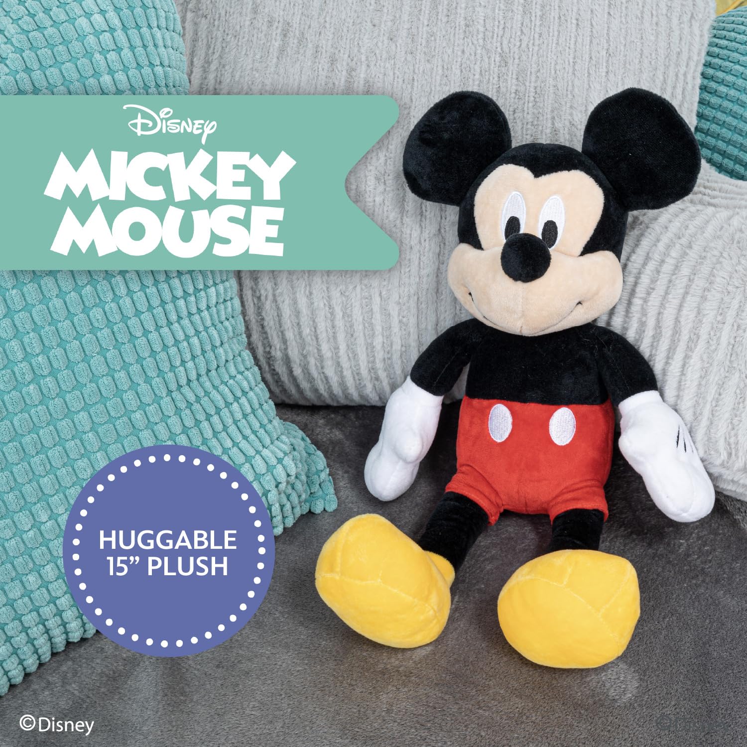 Foto 4 pulgar | Peluche Kids Preferred Disney Mickey 38 Cm - Venta Internacional.