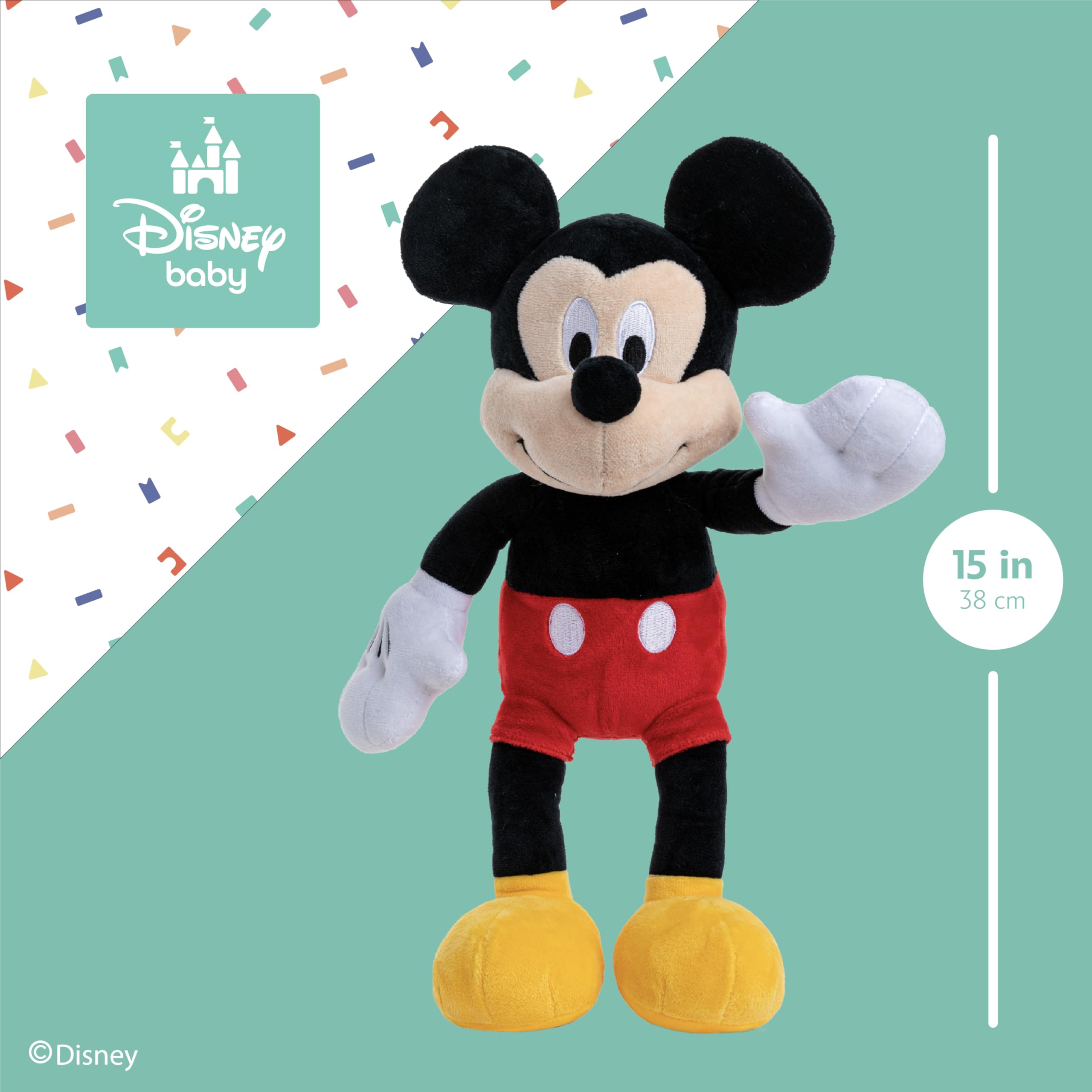 Foto 7 pulgar | Peluche Kids Preferred Disney Mickey 38 Cm - Venta Internacional.