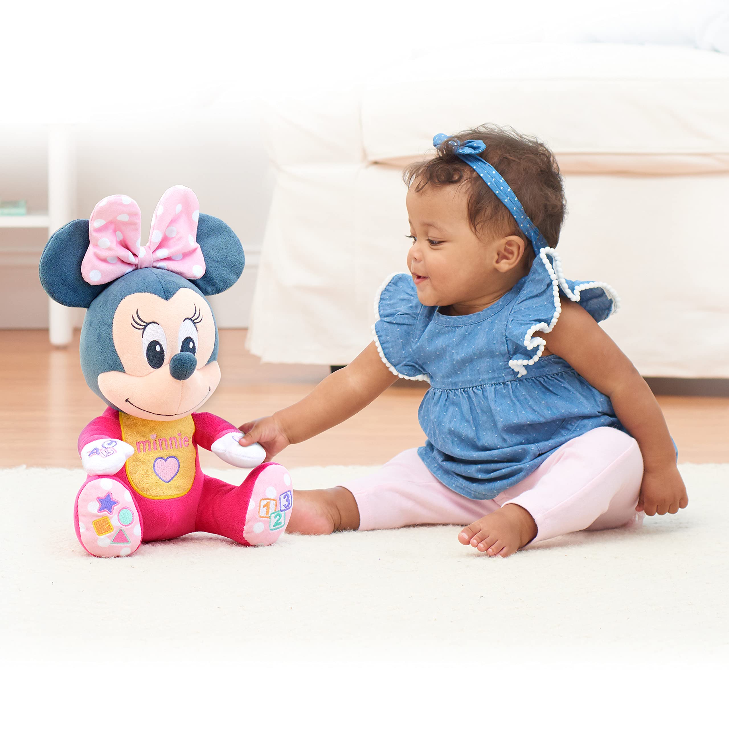 Foto 3 pulgar | Peluche Minnie Mouse De Juguete Disney Baby Musical Discovery - Venta Internacional.