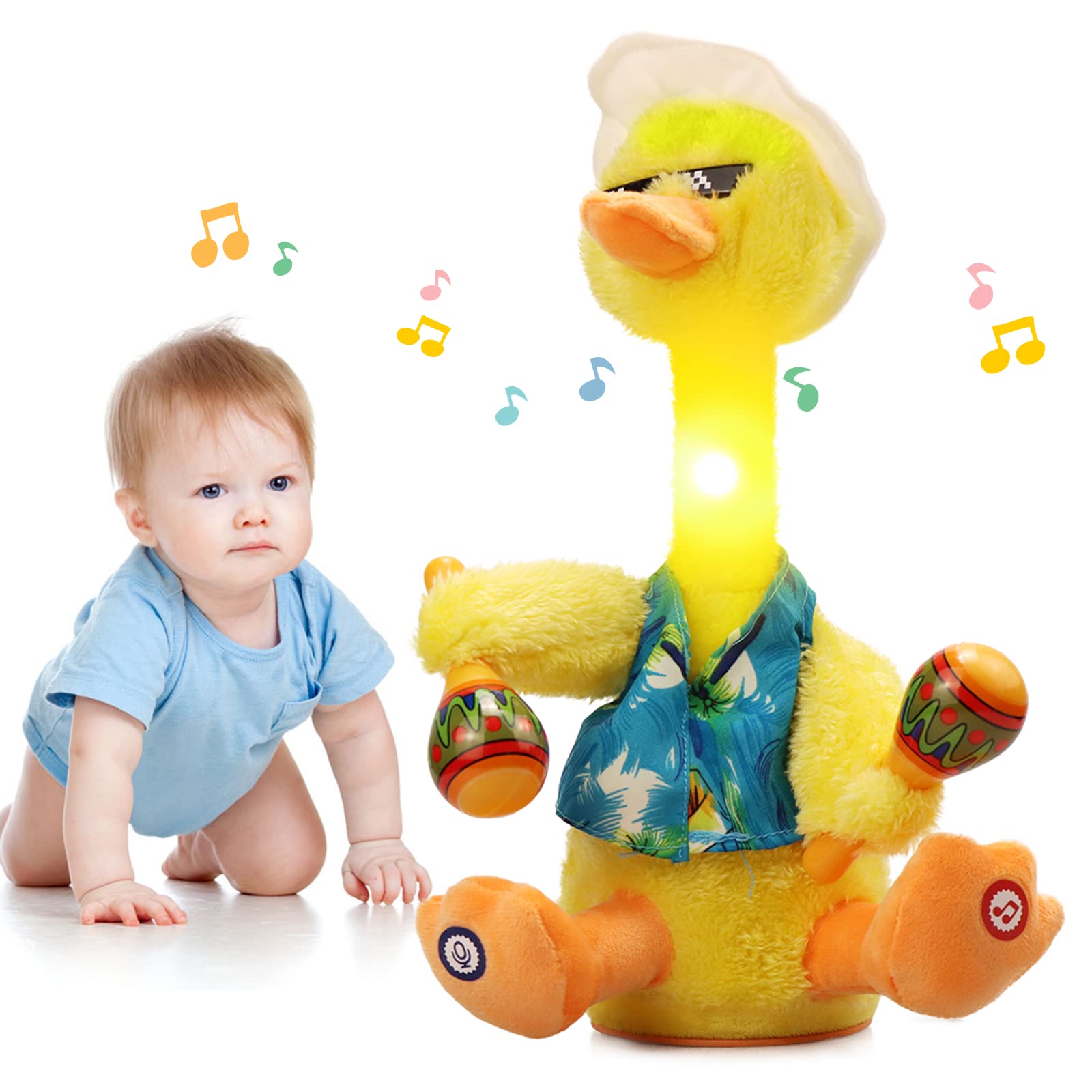 Foto 2 pulgar | El Juguete Talking Duck Milegi Repite Lo Que Dices Dancing Baby - Venta Internacional.