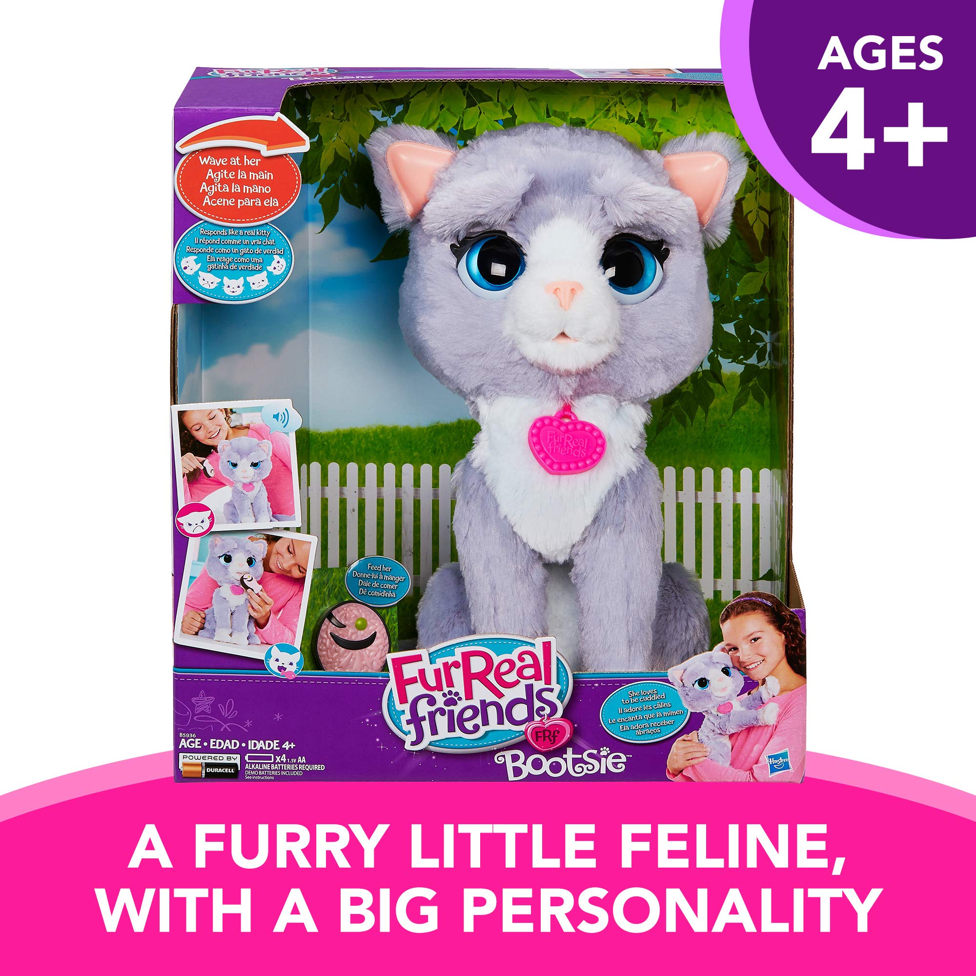 Foto 3 pulgar | Juguete De Peluche Furreal Friends Bootsie Interactive Kitty Para Mayores De 4 Años - Venta Internacional.