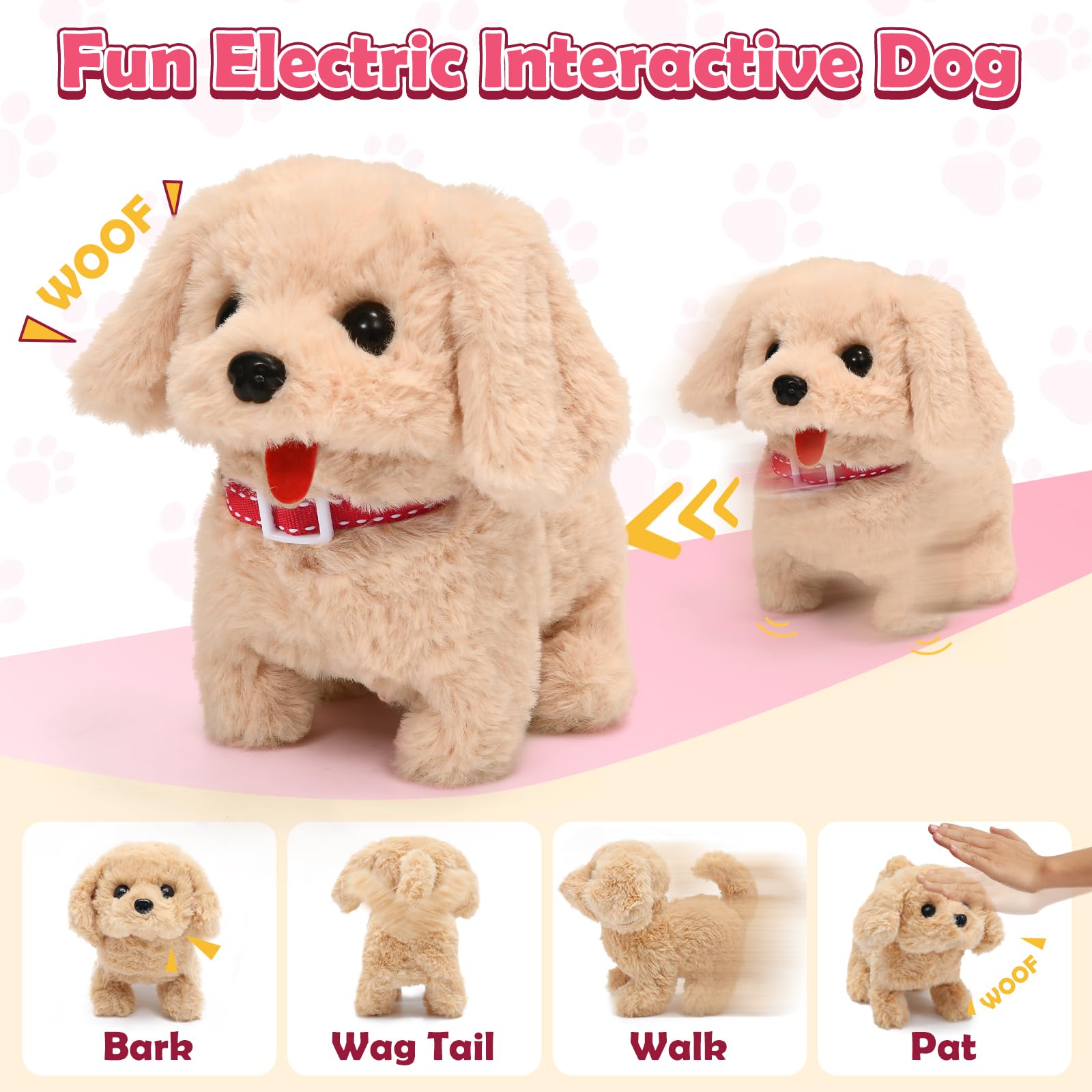 Foto 4 pulgar | Paseos Electrónicos Interactivos Para Perros Golray De Juguete Con Transportín - Venta Internacional.