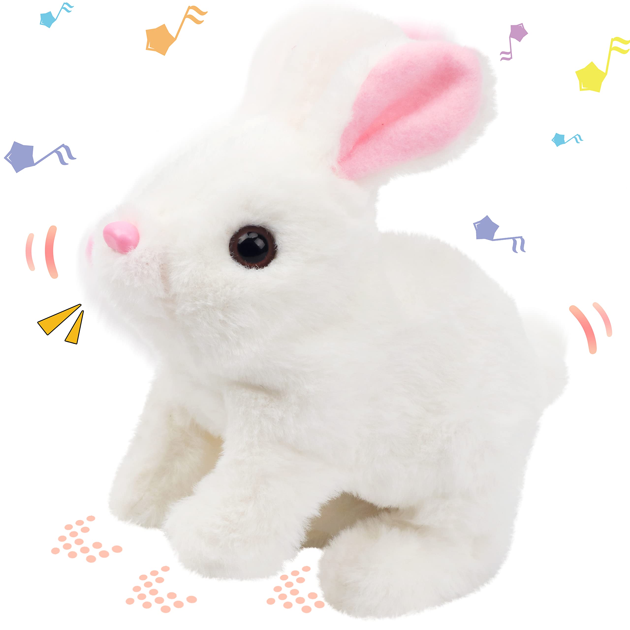 Foto 2 pulgar | Juguete De Conejito De Peluche Hoppearl, Conejo Saltarín Interactivo, 18 Cm - Venta Internacional.