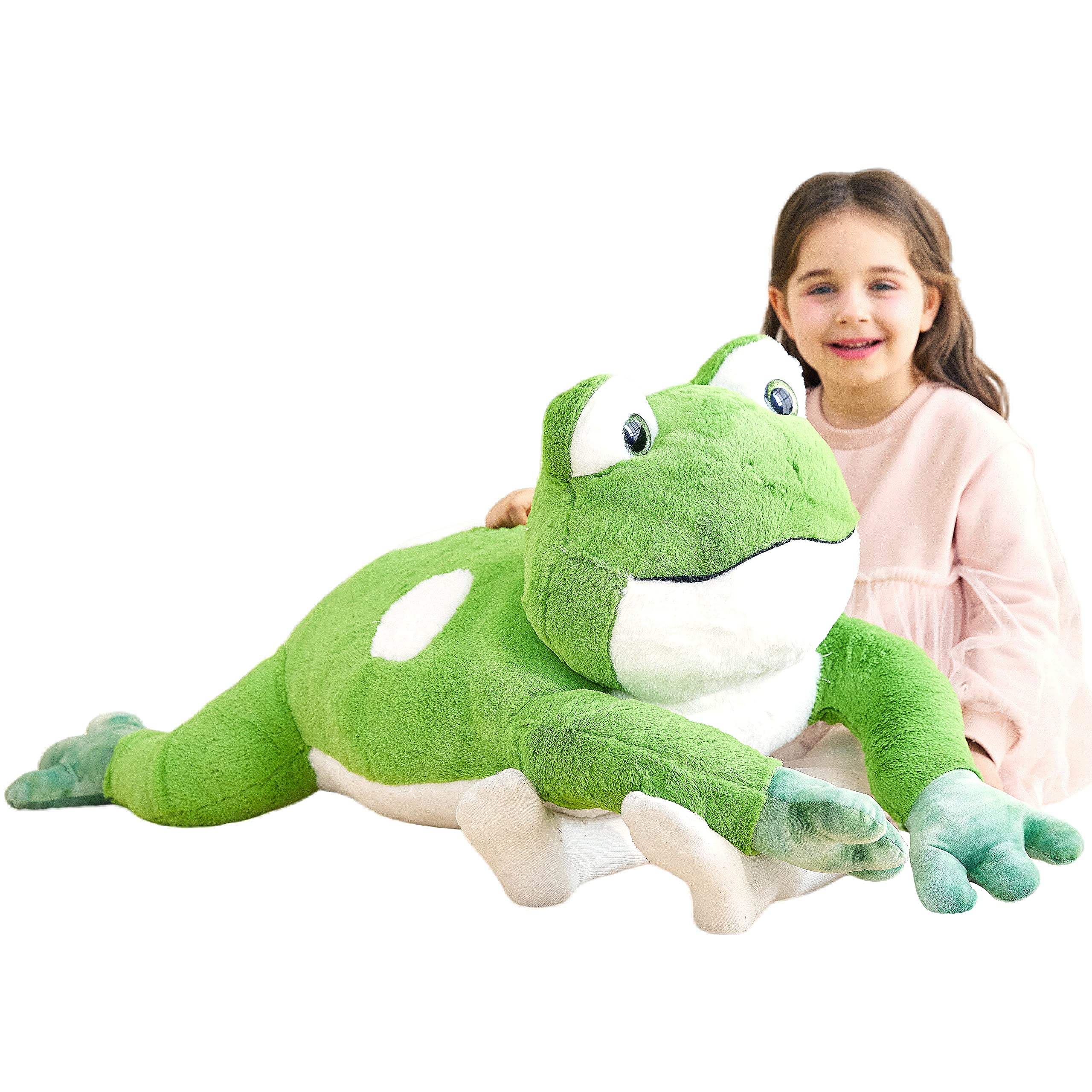Foto 1 | Peluche Ikasa Giant Frog 30 Cm Para Niños - Venta Internacional.